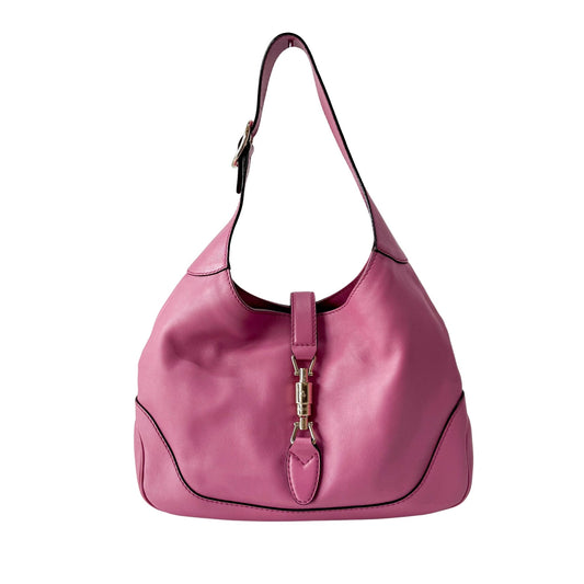 GUCCI 1961 Jackie Pink Leather Hobo Shoulder Bag, in , Sold by HIVE PRELOVED - Shoulder Bags, ,
