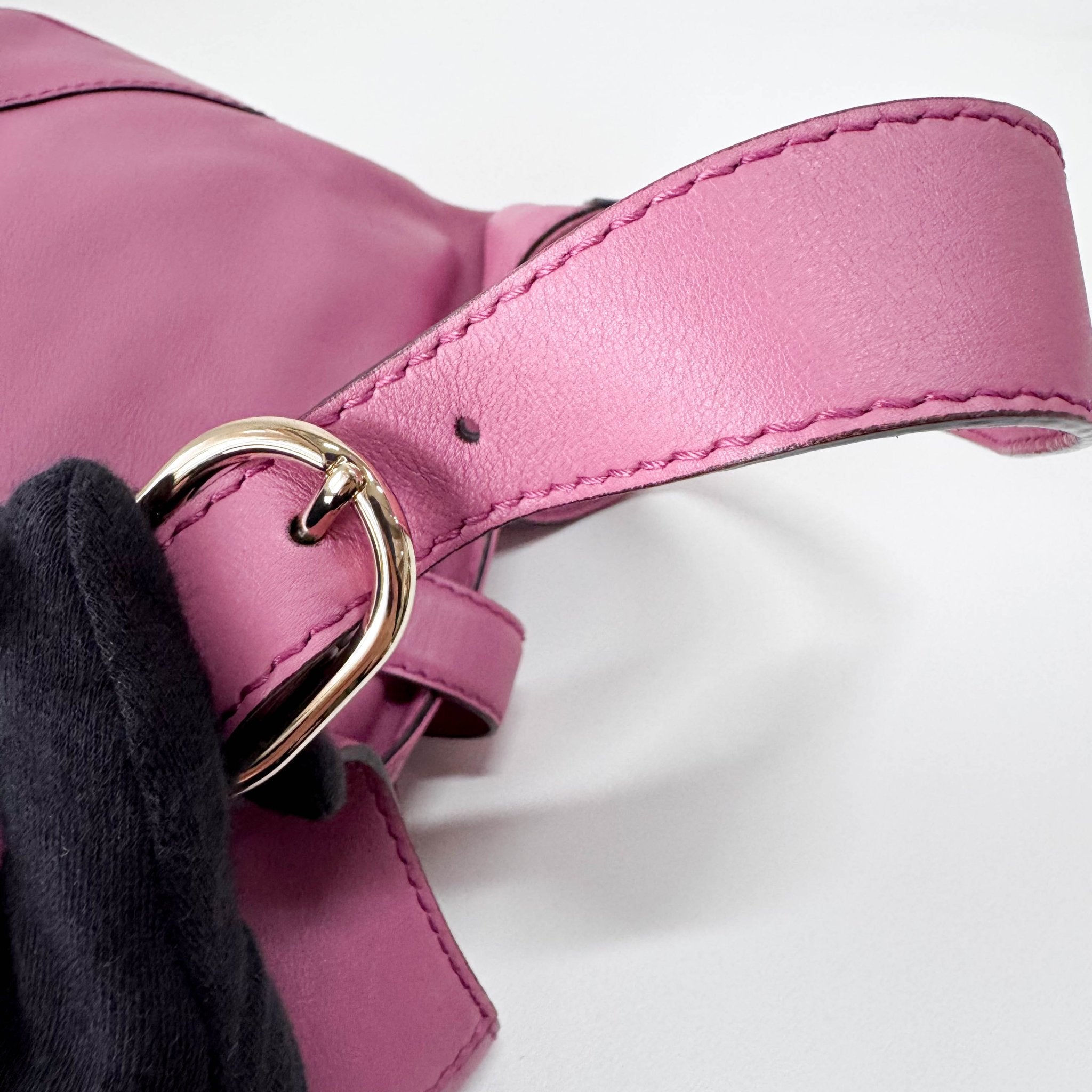 GUCCI 1961 Jackie Pink Leather Hobo Shoulder Bag, in , Sold by HIVE PRELOVED - Shoulder Bags, ,