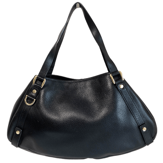 GUCCI Abbey Black Leather Shoulder Bag, in , Sold by HIVE PRELOVED - Shoulder Bags, ,