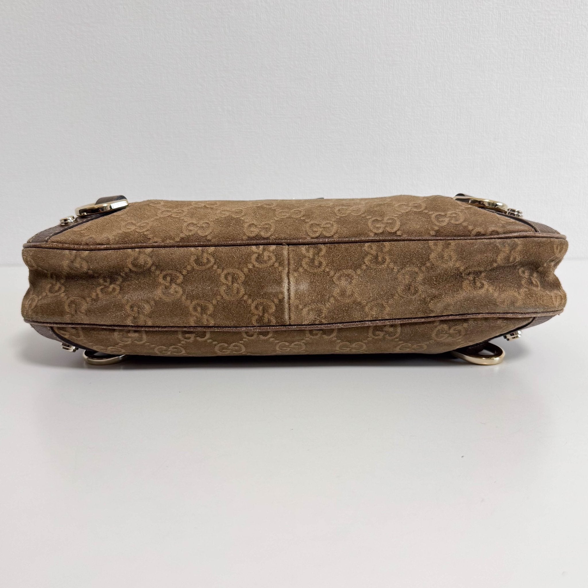 GUCCI Abbey Brown Suede Shoulder Bag, in , Sold by HIVE PRELOVED - Shoulder Bags, ,