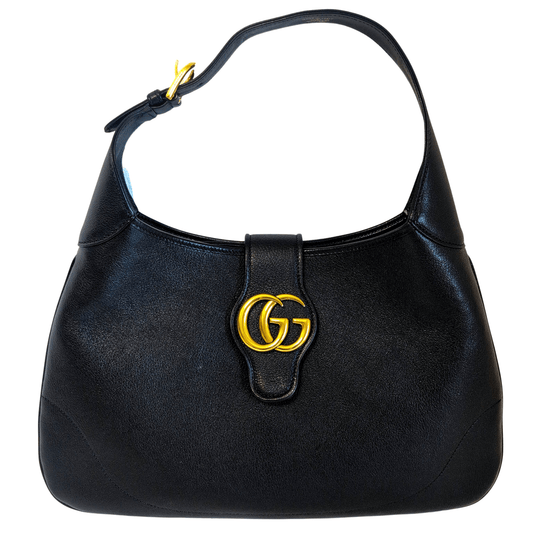 GUCCI Aphrodite Black Leather Shoulder / Crossbody Bag, in , Sold by HIVE PRELOVED - Crossbody bags, Shoulder Bags,