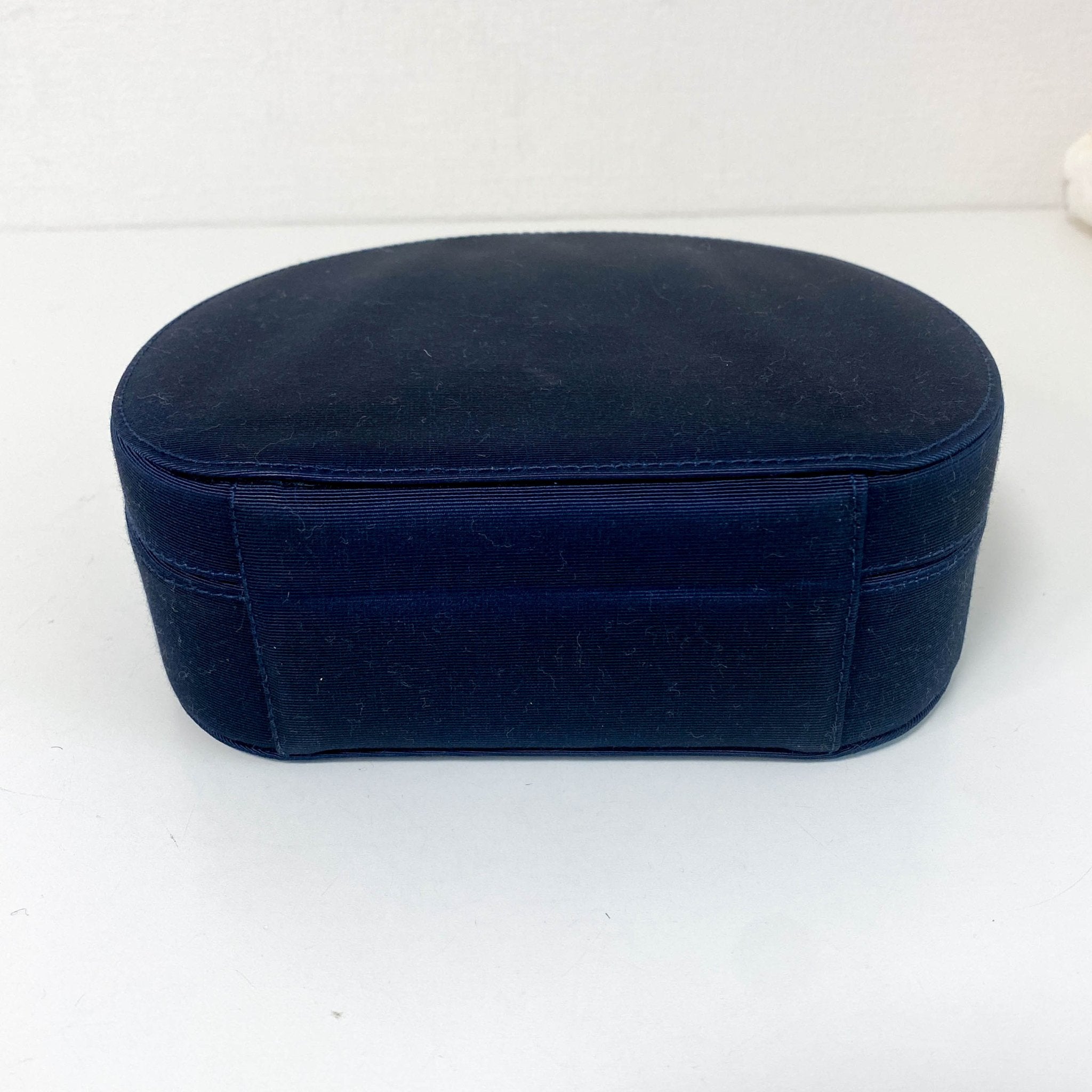 GUCCI Archive Navy Satin Top Handle Bag, in , Sold by HIVE PRELOVED - Handle Bags, ,