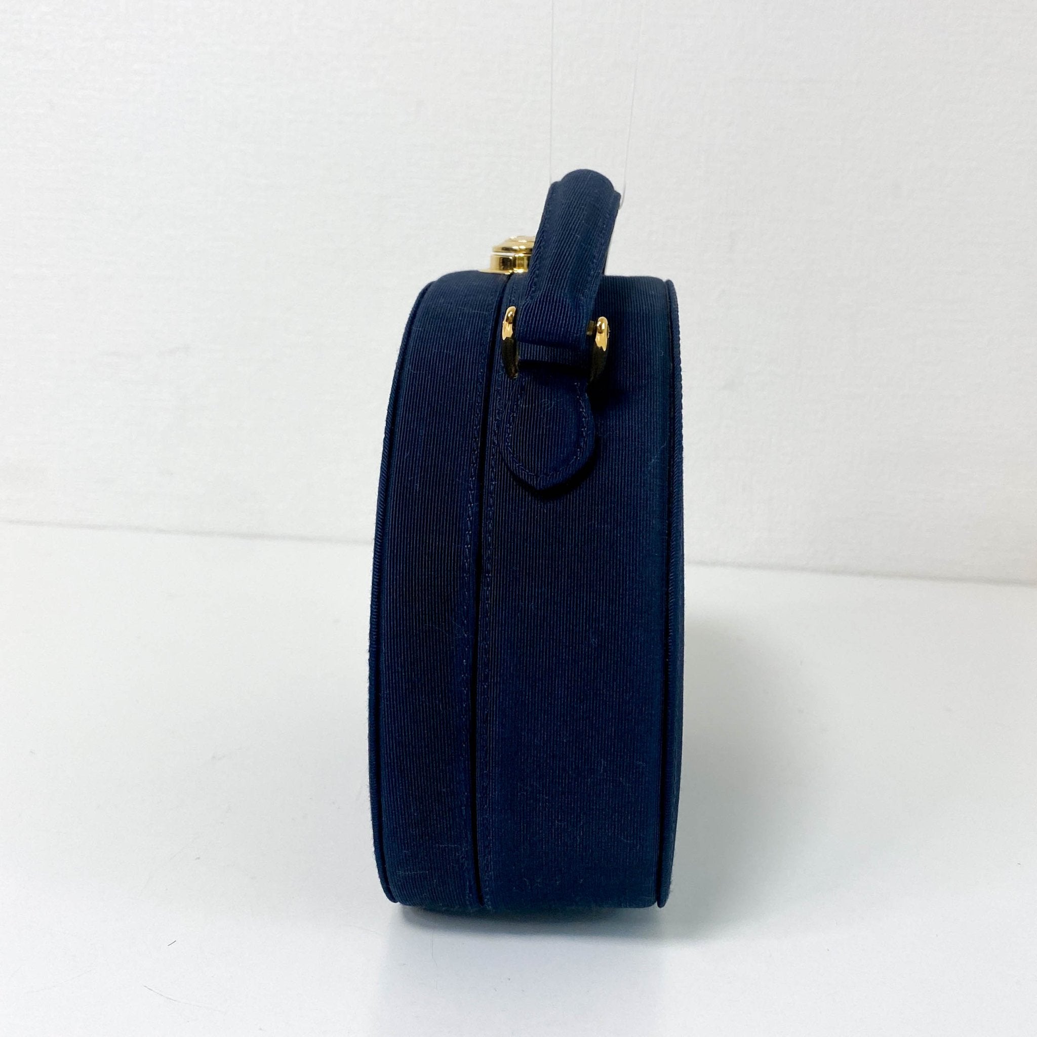 GUCCI Archive Navy Satin Top Handle Bag, in , Sold by HIVE PRELOVED - Handle Bags, ,