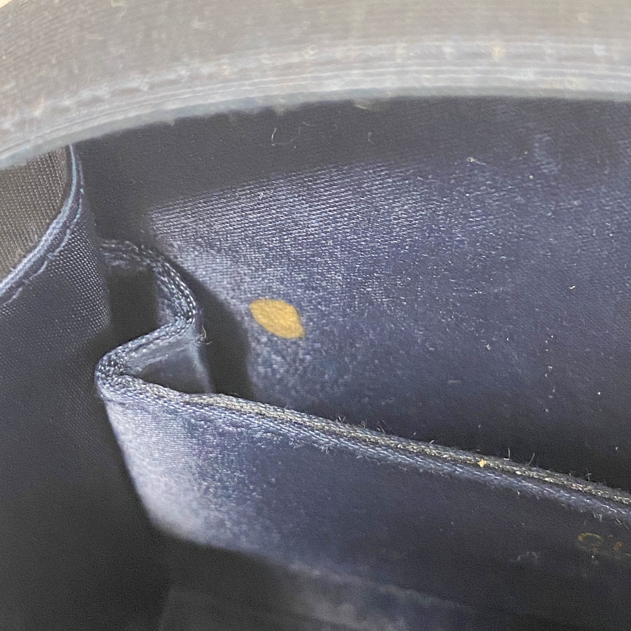 GUCCI Archive Navy Satin Top Handle Bag, in , Sold by HIVE PRELOVED - Handle Bags, ,