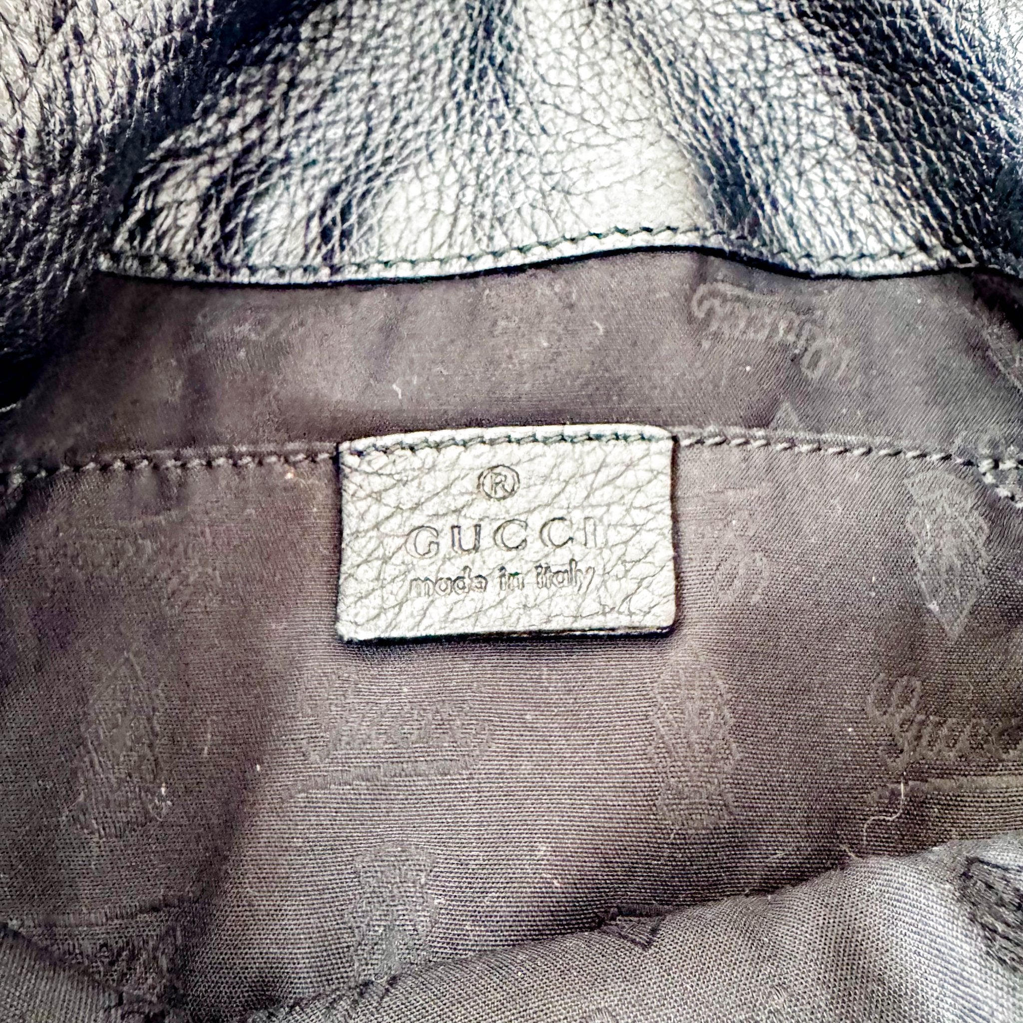 GUCCI Bamboo Black Leather Shoulder Bag, in , Sold by HIVE PRELOVED - Shoulder Bags, ,