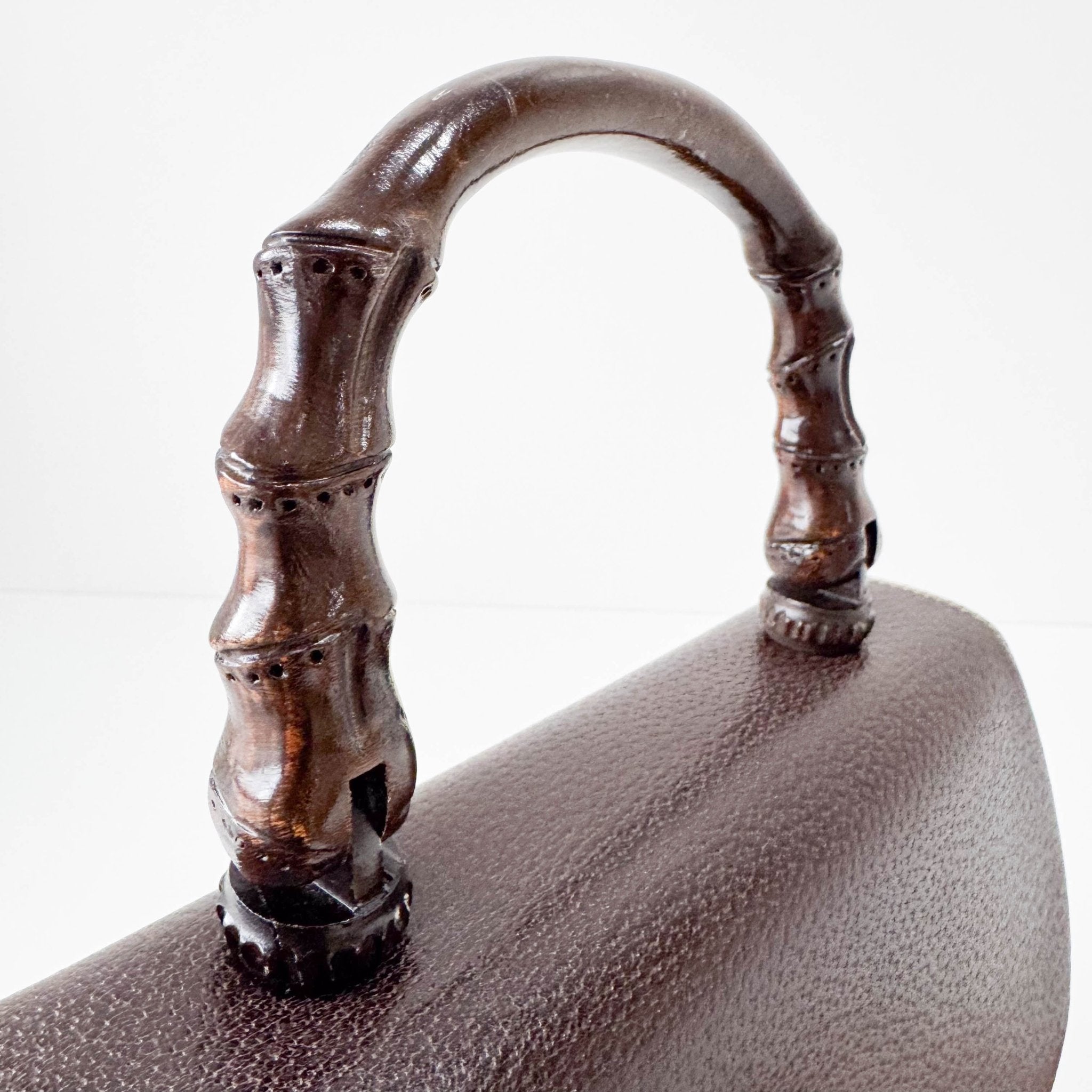 GUCCI Bamboo Brown Leather Top Handle Bag, in , Sold by HIVE PRELOVED - Handle Bags, ,