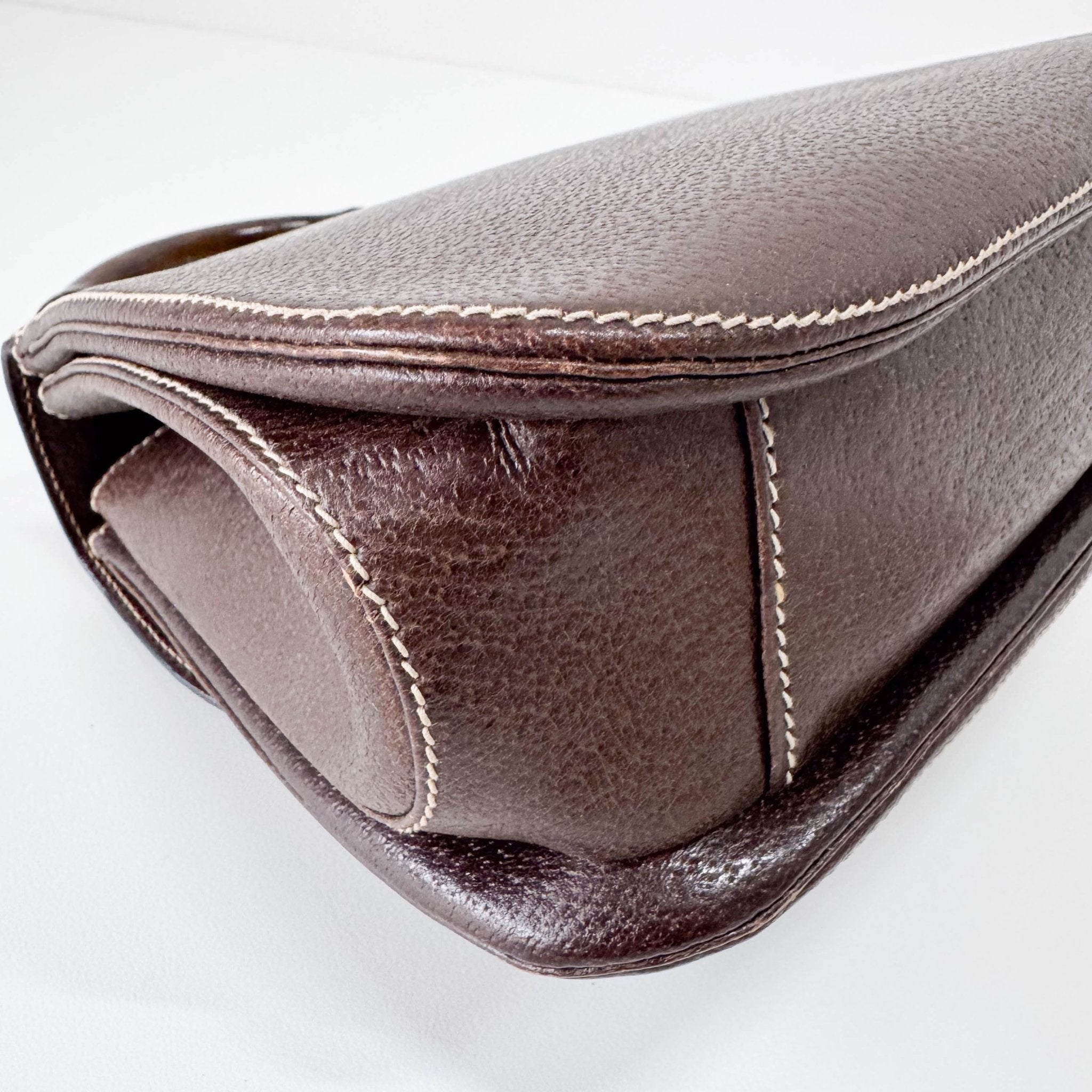 GUCCI Bamboo Brown Leather Top Handle Bag, in , Sold by HIVE PRELOVED - Handle Bags, ,