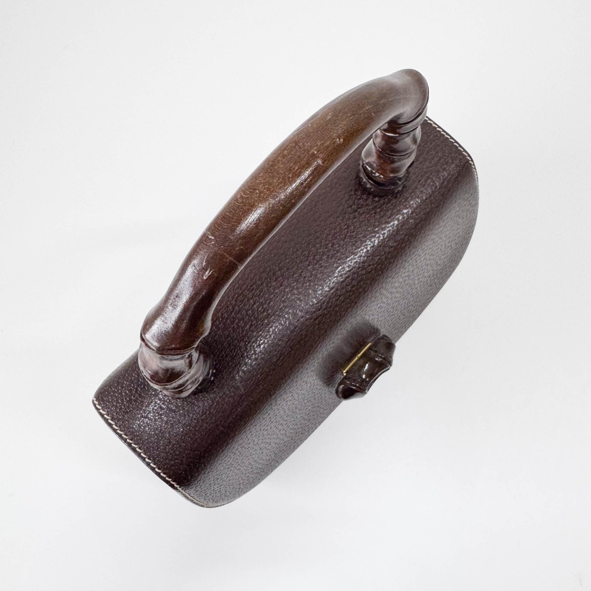 GUCCI Bamboo Brown Leather Top Handle Bag, in , Sold by HIVE PRELOVED - Handle Bags, ,