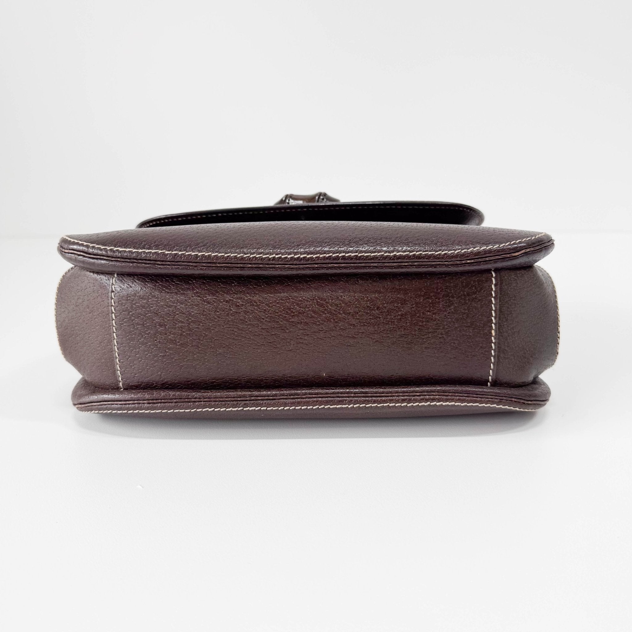 GUCCI Bamboo Brown Leather Top Handle Bag, in , Sold by HIVE PRELOVED - Handle Bags, ,