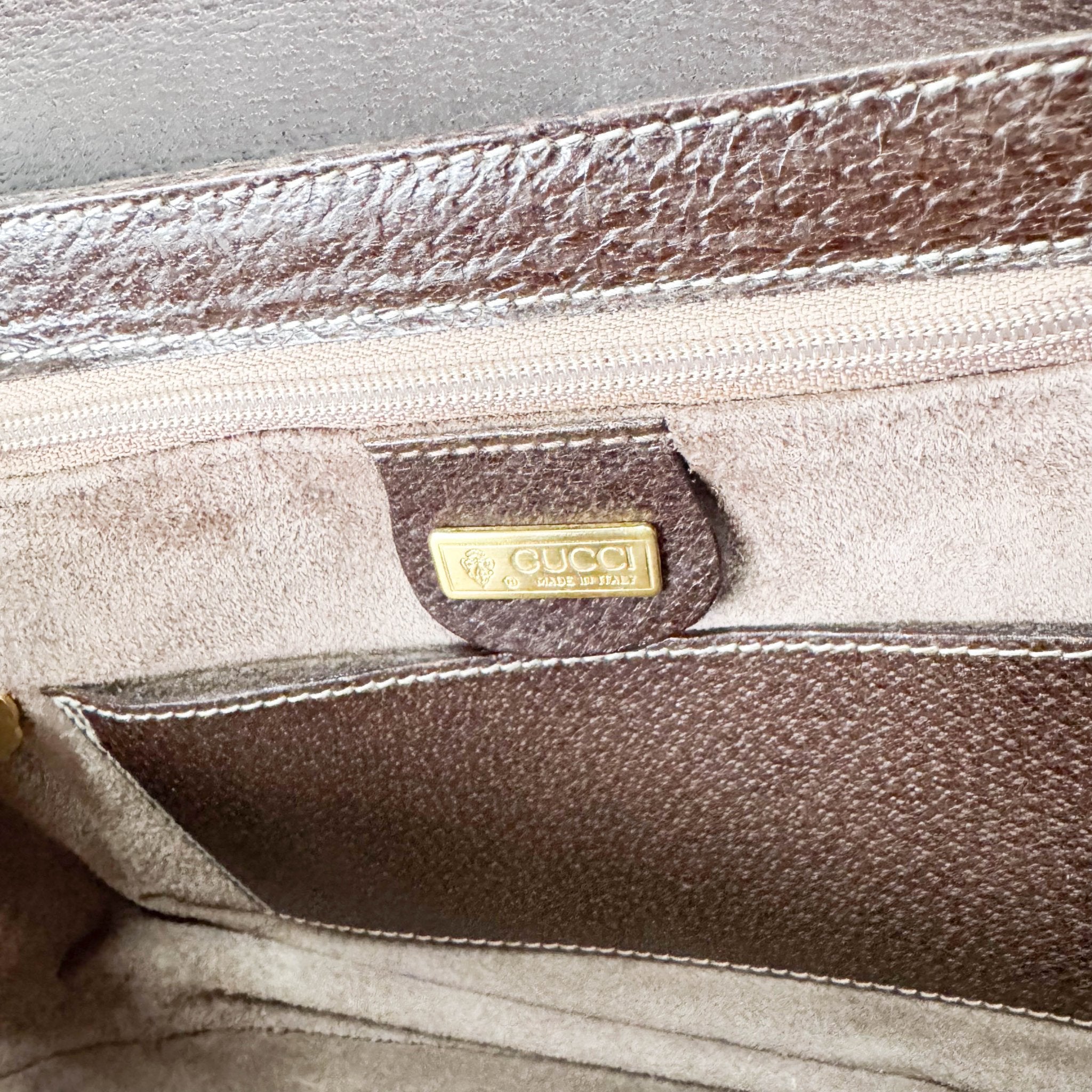 GUCCI Bamboo Brown Leather Top Handle Bag, in , Sold by HIVE PRELOVED - Handle Bags, ,