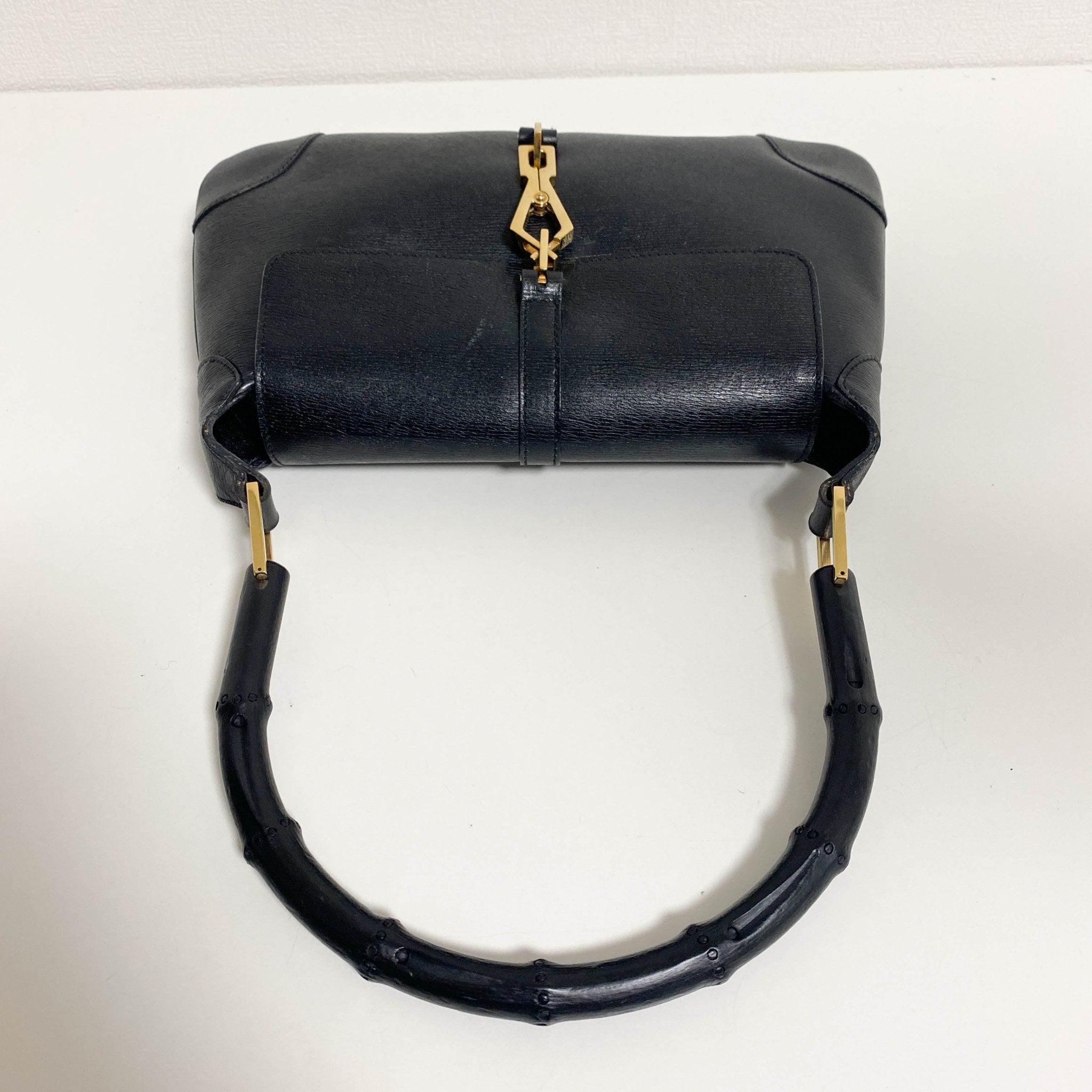 GUCCI Bamboo Jackie Black Leather Shoulder Bag, in , Sold by HIVE PRELOVED - Shoulder Bags, ,