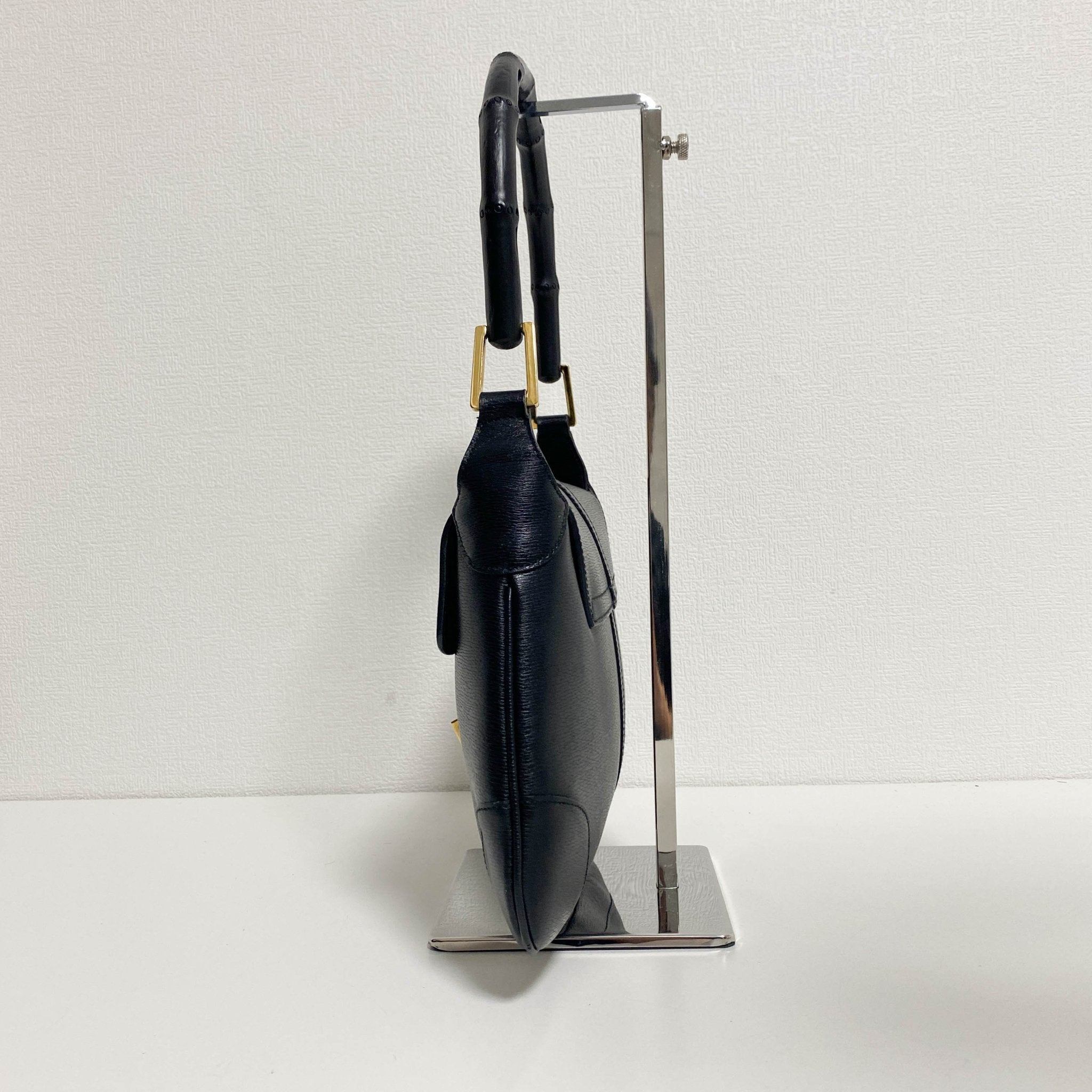 GUCCI Bamboo Jackie Black Leather Shoulder Bag, in , Sold by HIVE PRELOVED - Shoulder Bags, ,