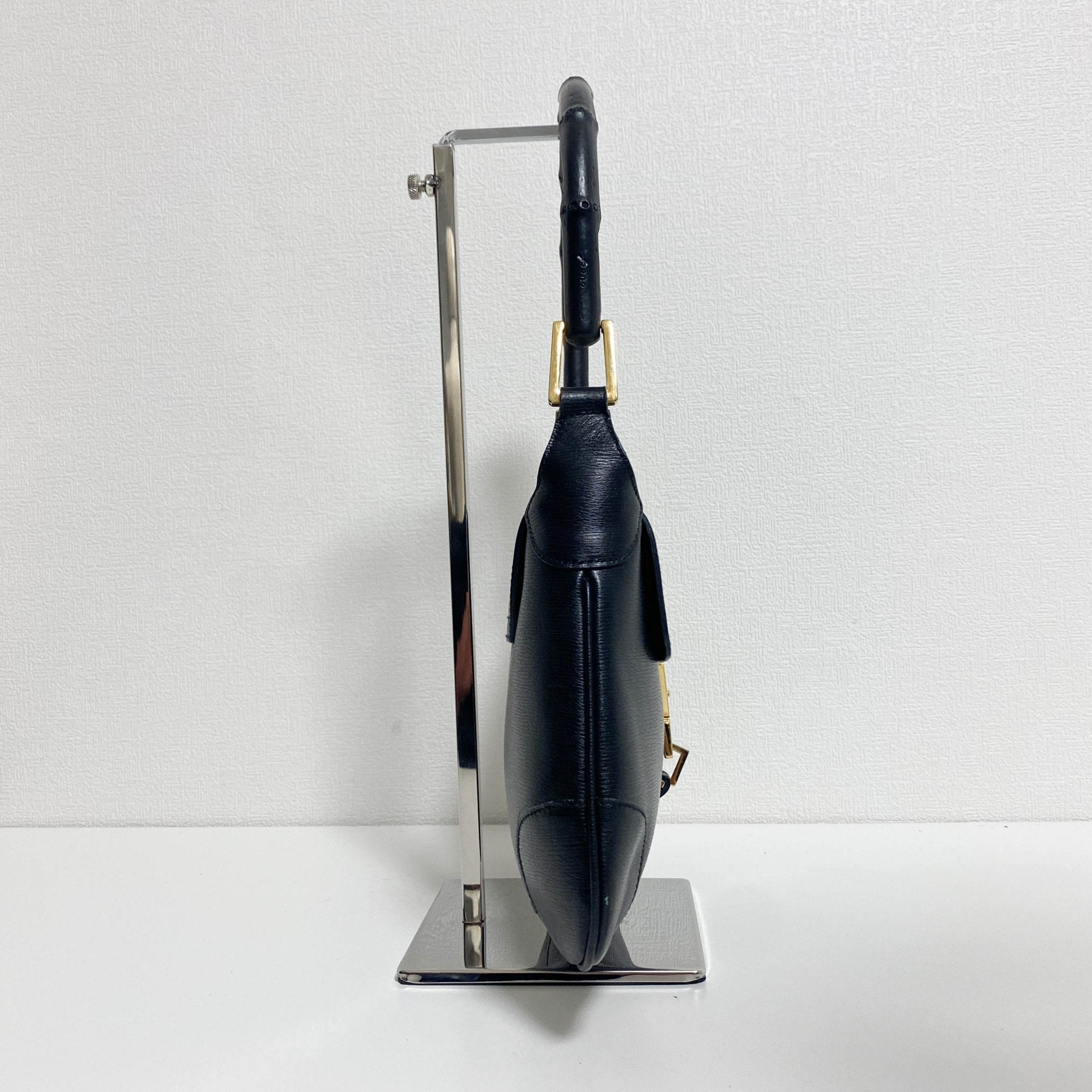 GUCCI Bamboo Jackie Black Leather Shoulder Bag, in , Sold by HIVE PRELOVED - Shoulder Bags, ,