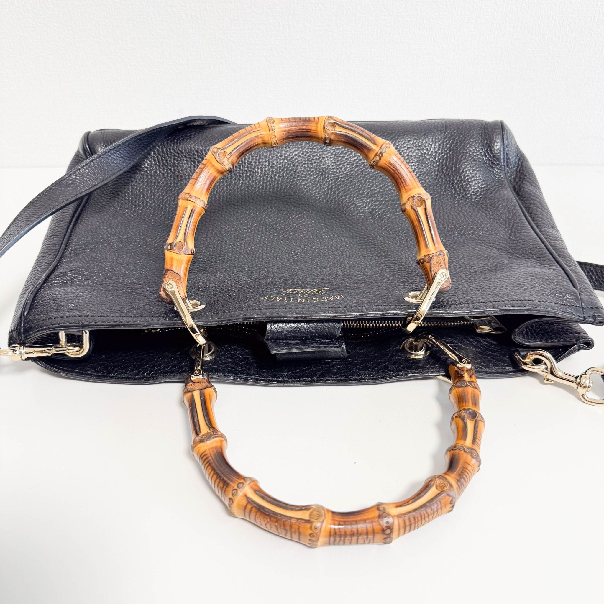 GUCCI Bamboo Shopper Brown Leather Hand Tote Bag, in , Sold by HIVE PRELOVED - Handle Bags, ,