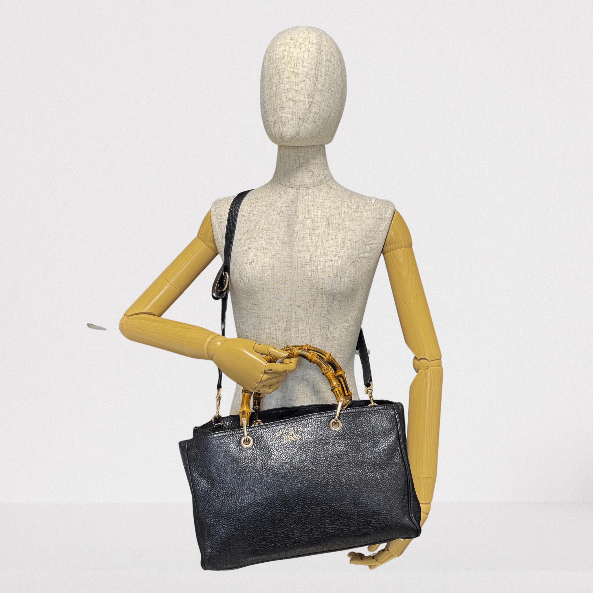 GUCCI Bamboo Shopper Brown Leather Hand Tote Bag, in , Sold by HIVE PRELOVED - Handle Bags, ,