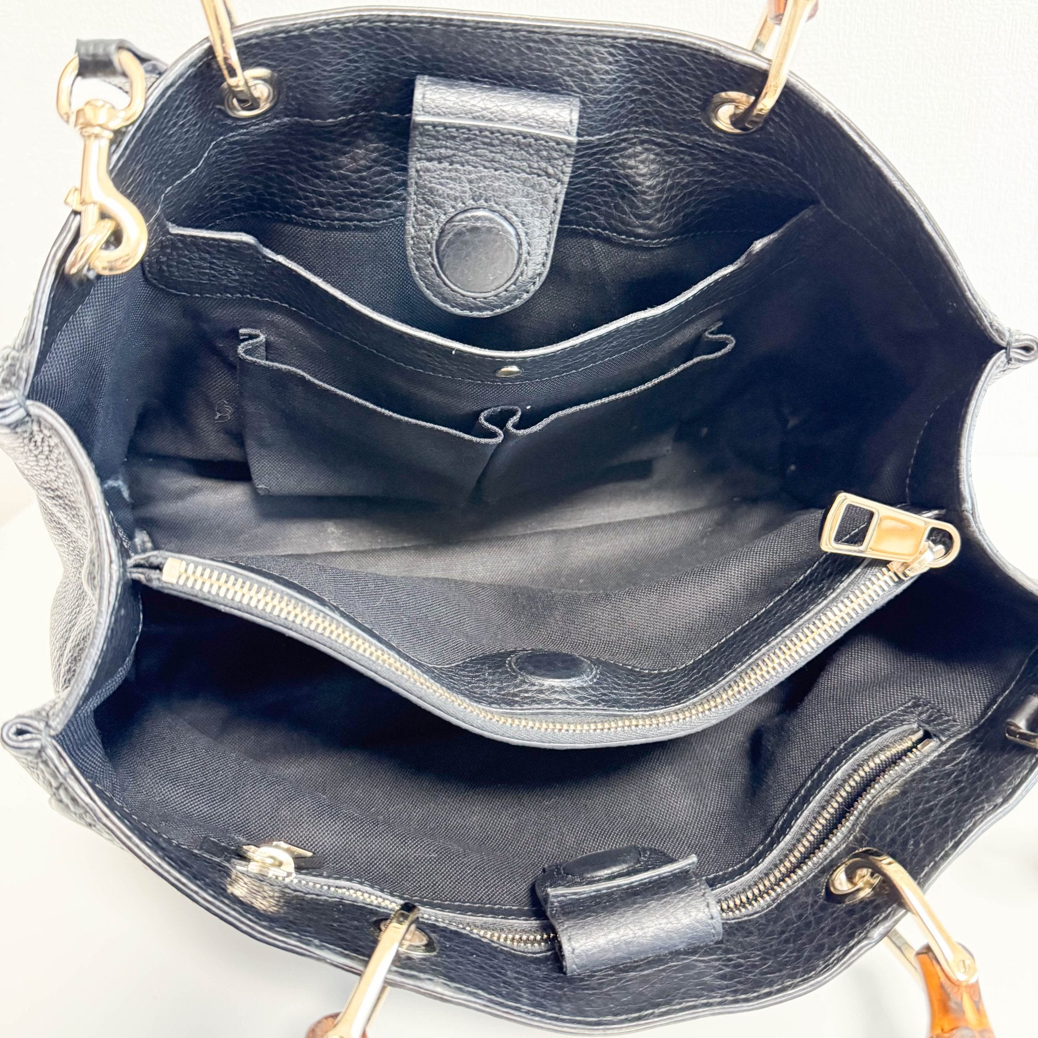 GUCCI Bamboo Shopper Brown Leather Hand Tote Bag, in , Sold by HIVE PRELOVED - Handle Bags, ,