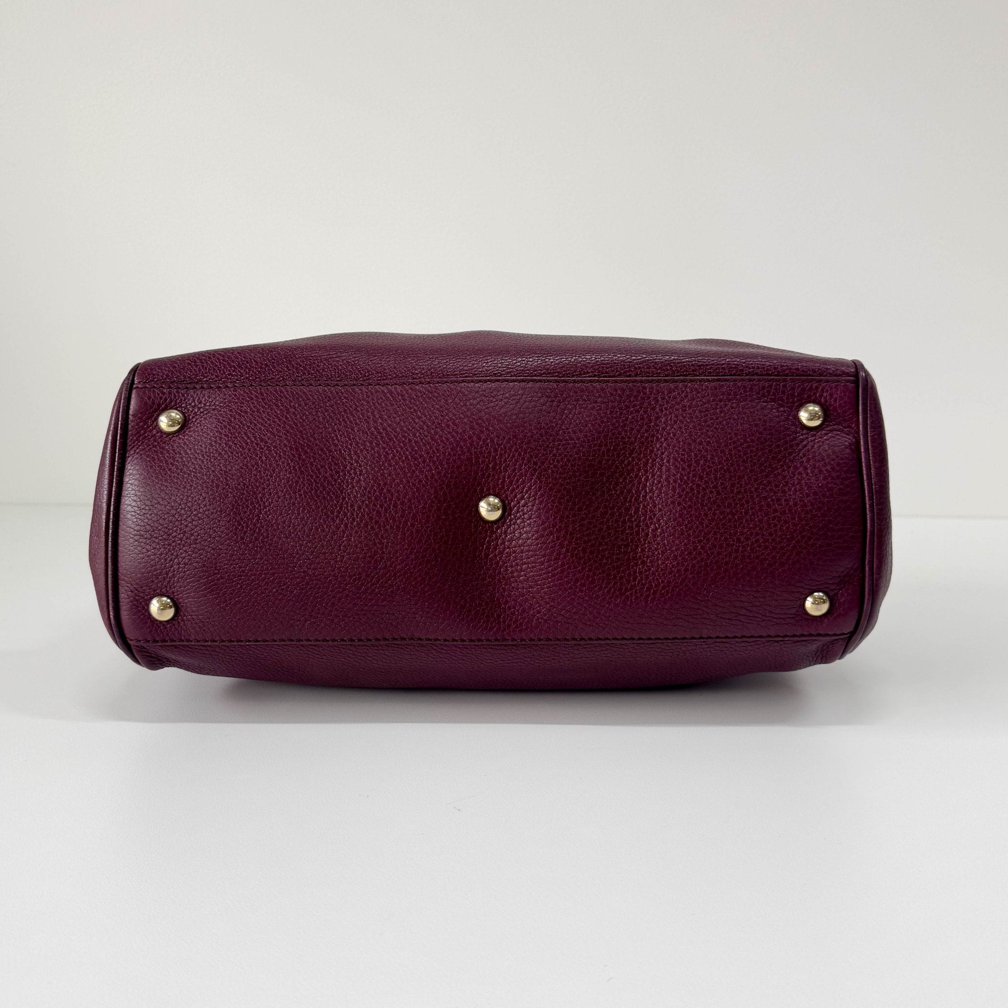 GUCCI Bamboo Shopper Burgundy Leather Top Handle Bag, in , Sold by HIVE PRELOVED - Handle Bags, Shoulder Bags,