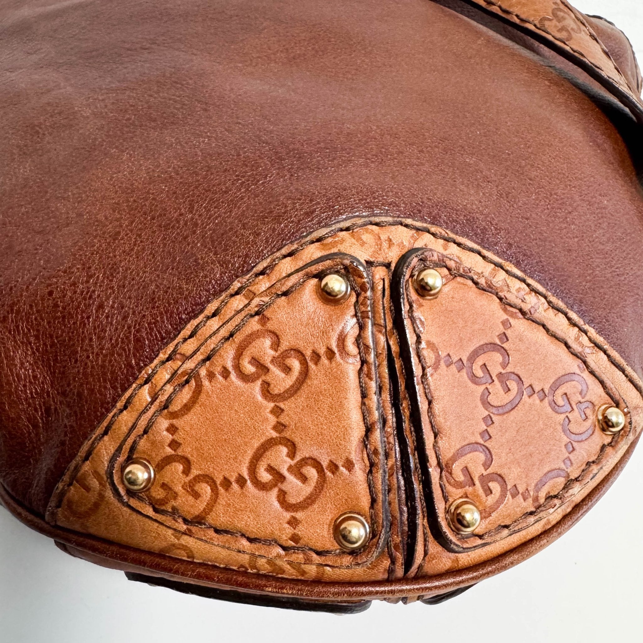 GUCCI Bamboo Tassel Indy Brown Leather Shoulder Bag, in , Sold by HIVE PRELOVED - Shoulder Bags, ,