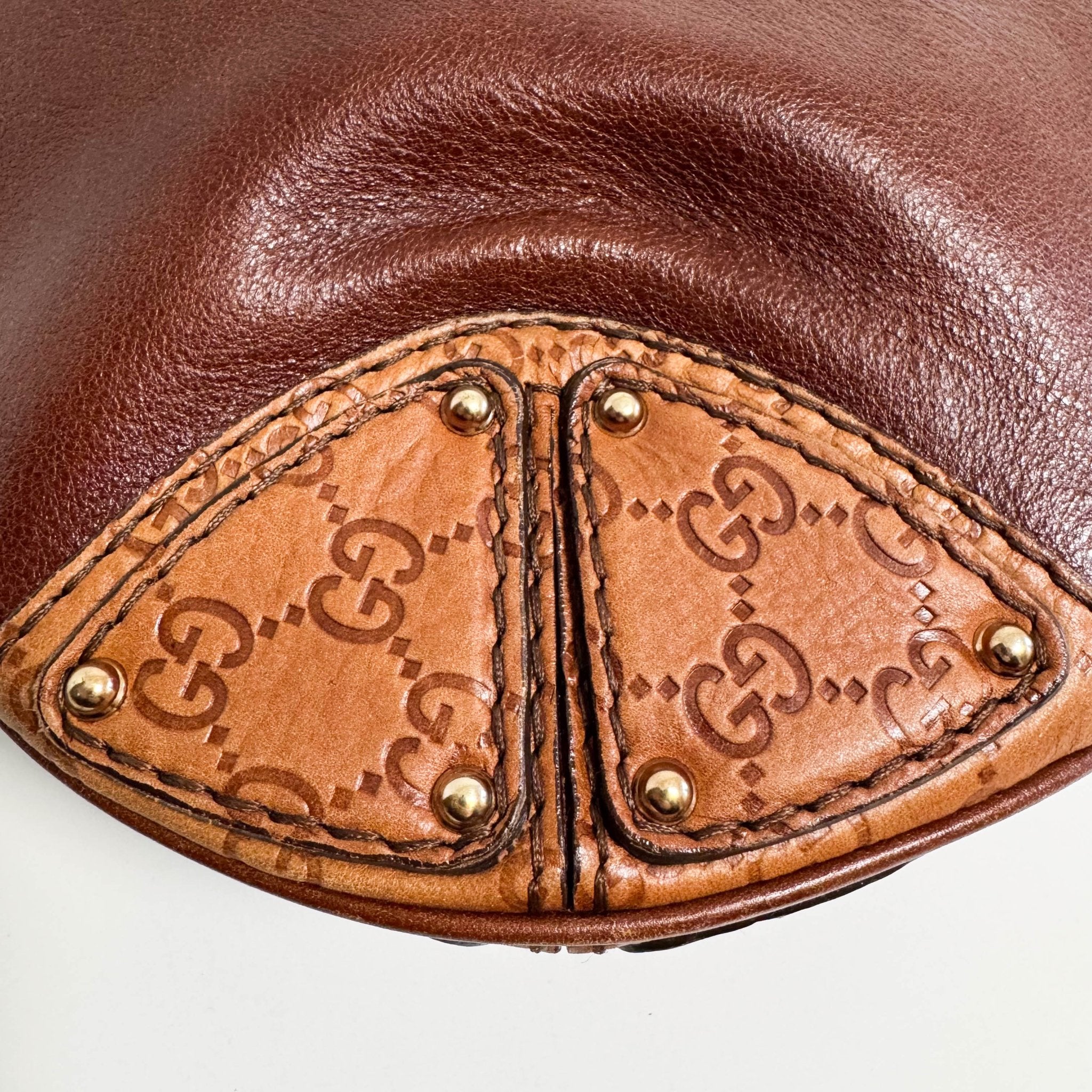 GUCCI Bamboo Tassel Indy Brown Leather Shoulder Bag, in , Sold by HIVE PRELOVED - Shoulder Bags, ,