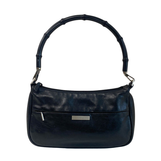 GUCCI Black Bamboo Leather Shoulder Bag, in , Sold by HIVE PRELOVED - Shoulder Bags, ,