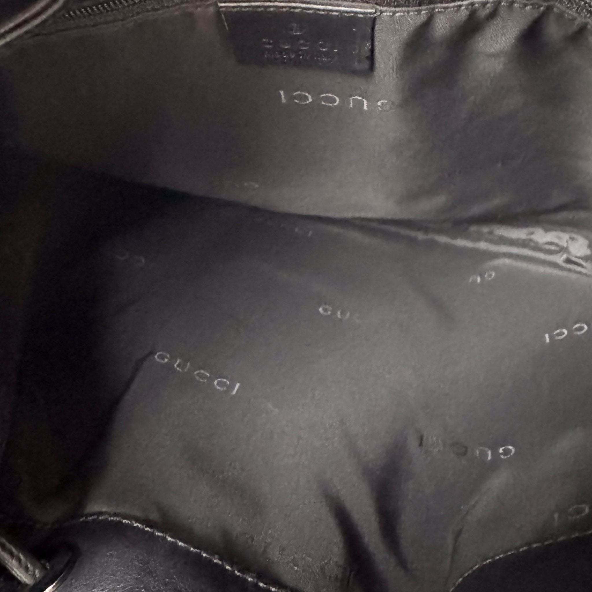 GUCCI Black Leather Drawstring Bag, in , Sold by HIVE PRELOVED - Shoulder Bags, ,