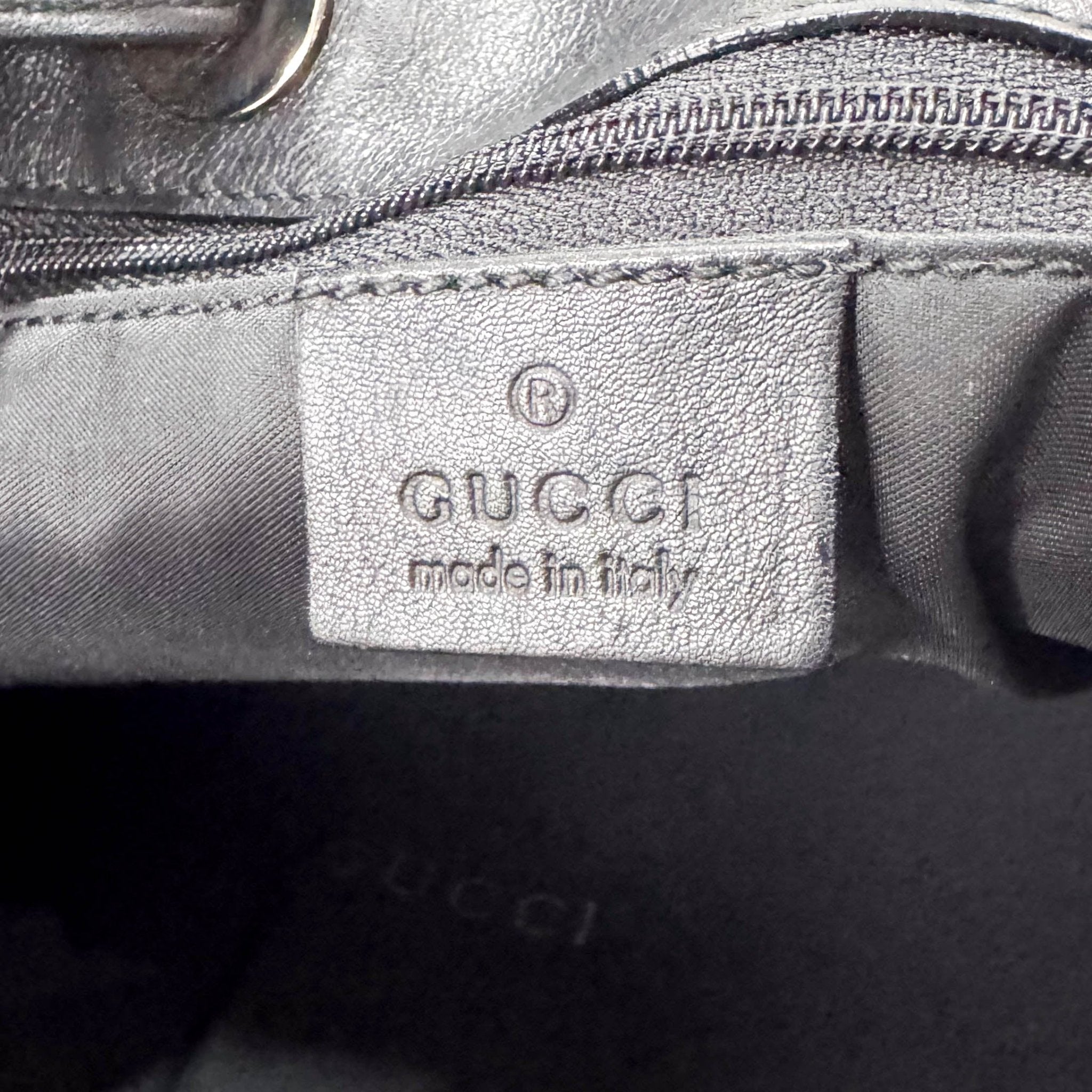 GUCCI Black Leather Drawstring Bag, in , Sold by HIVE PRELOVED - Shoulder Bags, ,