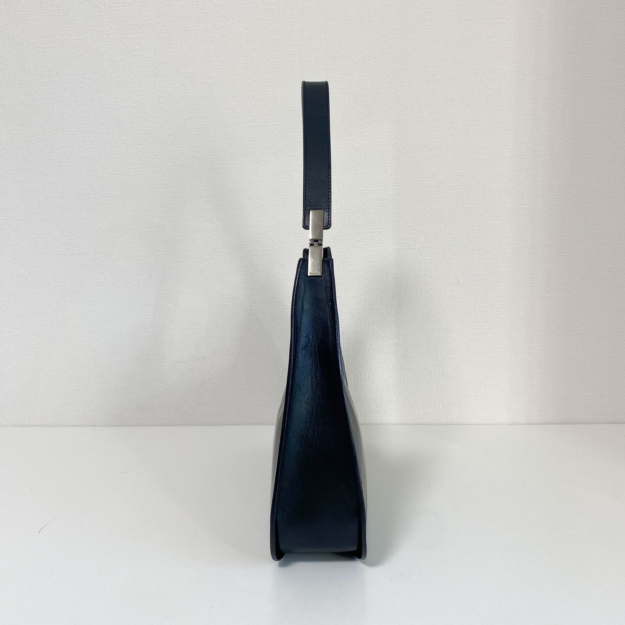 GUCCI Black Leather Hobo Shoulder Bag, in , Sold by HIVE PRELOVED - Shoulder Bags, ,