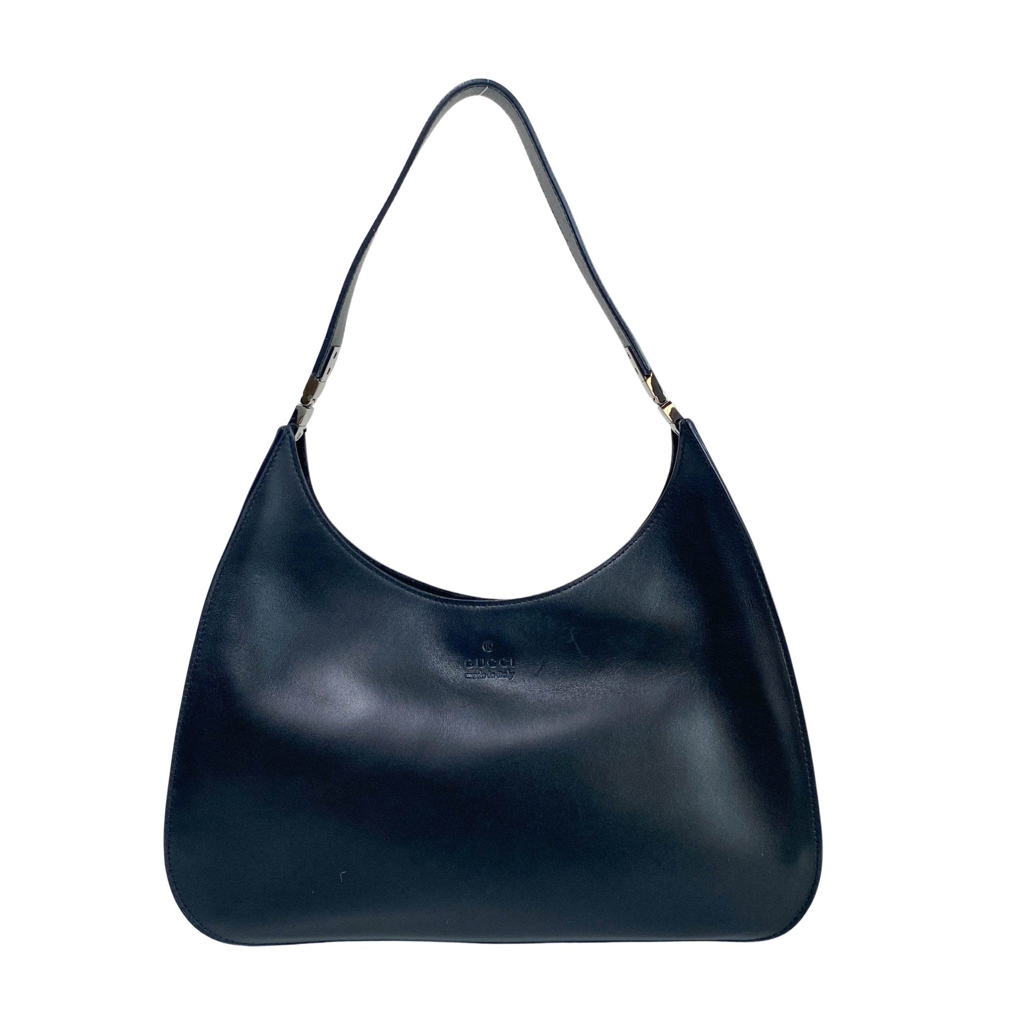 GUCCI Black Leather Hobo Shoulder Bag, in , Sold by HIVE PRELOVED - Shoulder Bags, ,