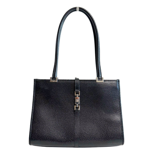 GUCCI Black Leather Jackie Tote Handle Bag, in , Sold by HIVE PRELOVED - Totes, ,