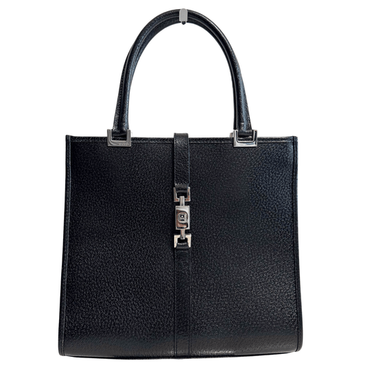 GUCCI Black Leather Square Jackie Handbag, in , Sold by HIVE PRELOVED - Shoulder Bags, ,