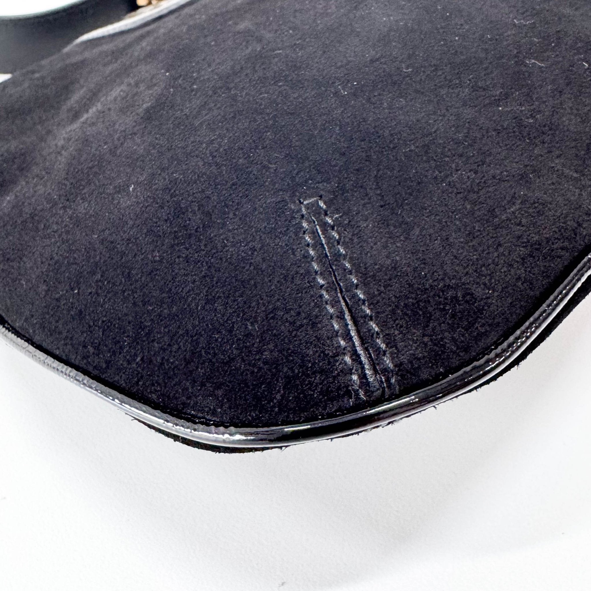 GUCCI Black Suede Horsebit Shoulder Bag, in , Sold by HIVE PRELOVED - Shoulder Bags, ,