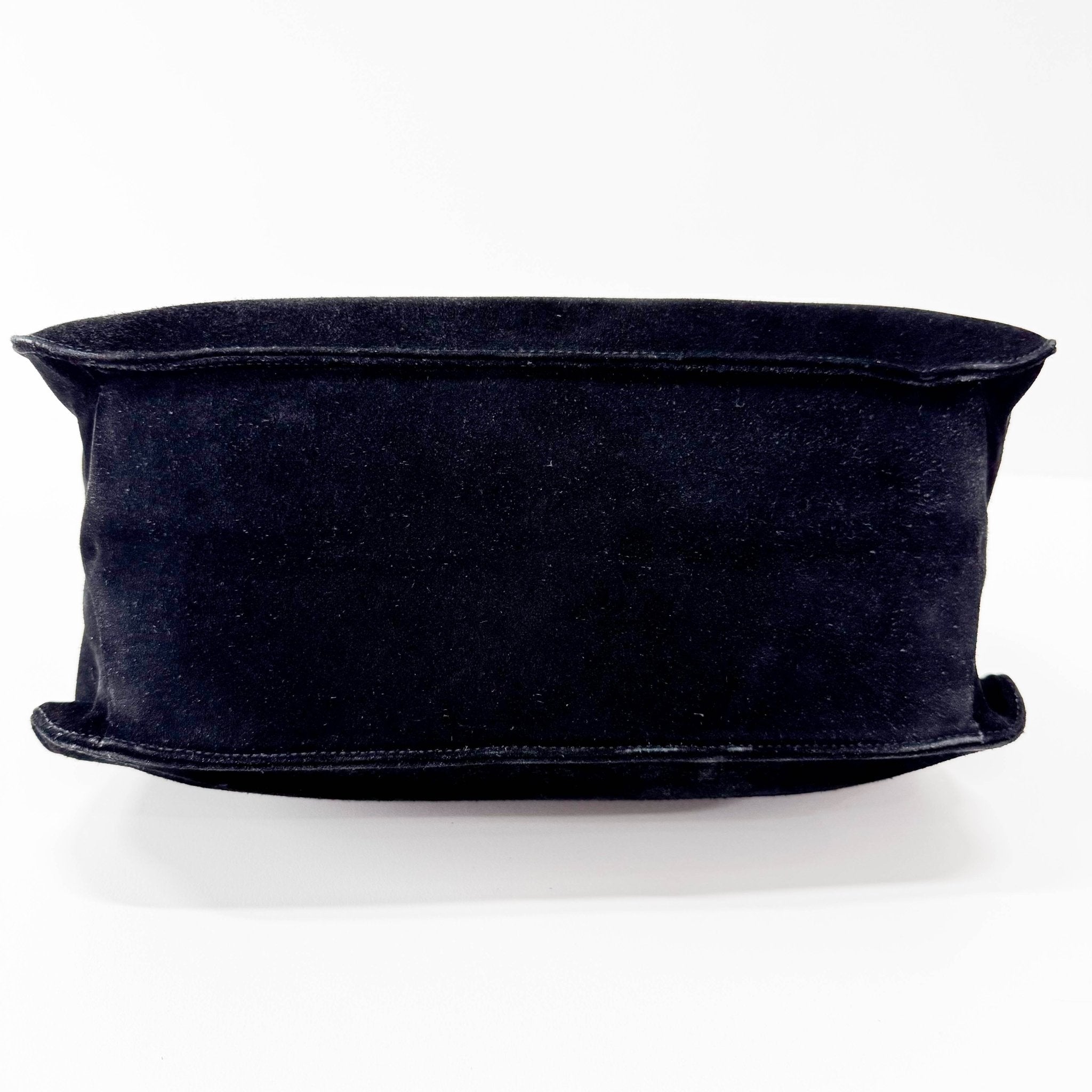 GUCCI Black Suede Shoulder Bag, in , Sold by HIVE PRELOVED - Shoulder Bags, ,