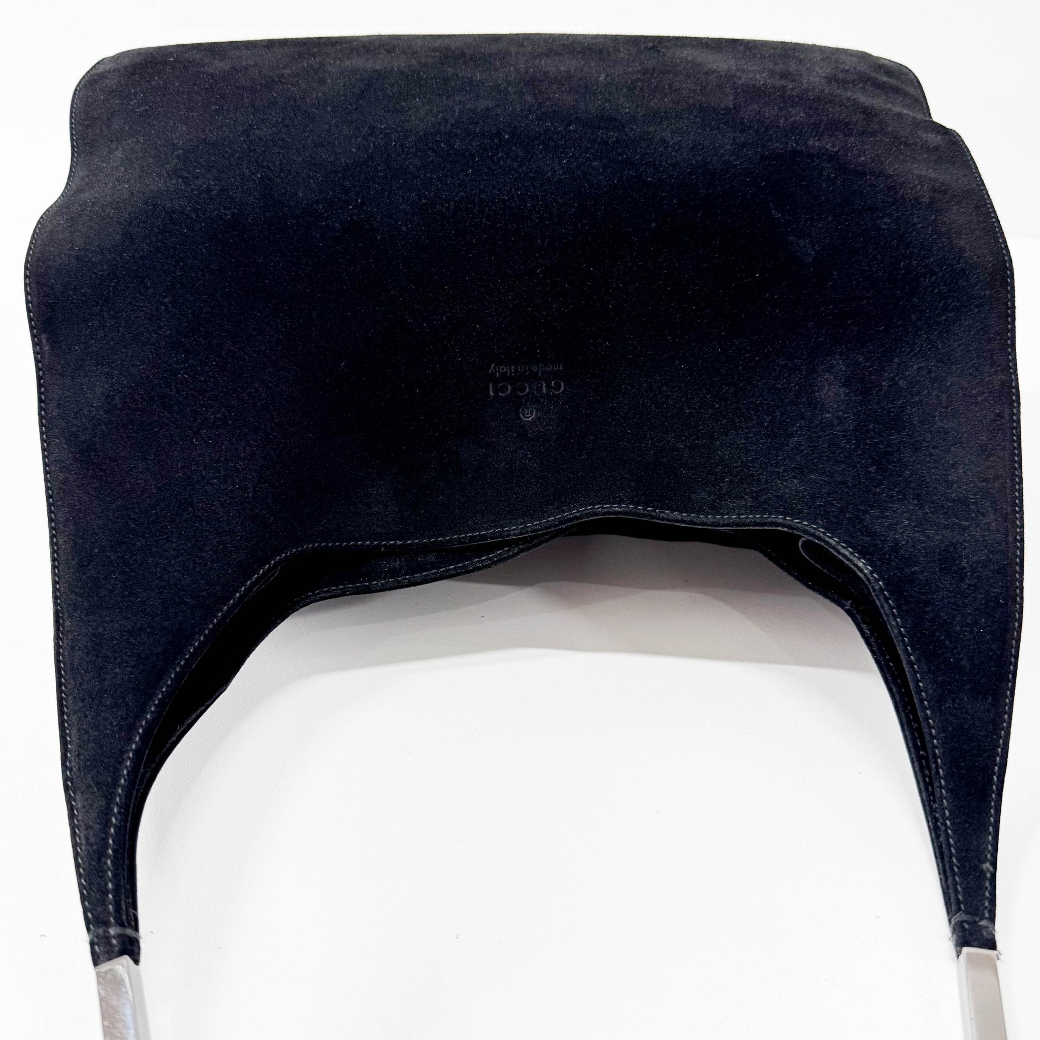 GUCCI Black Suede Shoulder Bag, in , Sold by HIVE PRELOVED - Shoulder Bags, ,