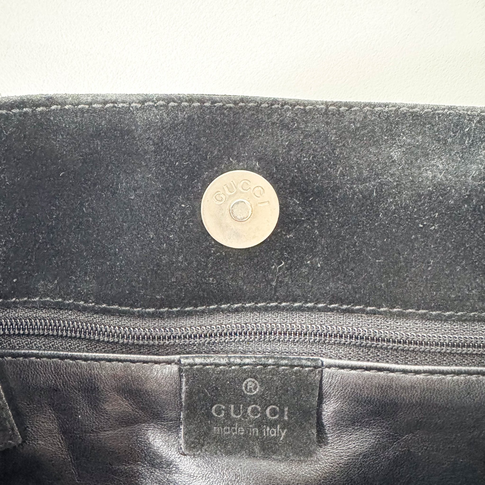 GUCCI Black Suede Shoulder Bag, in , Sold by HIVE PRELOVED - Shoulder Bags, ,