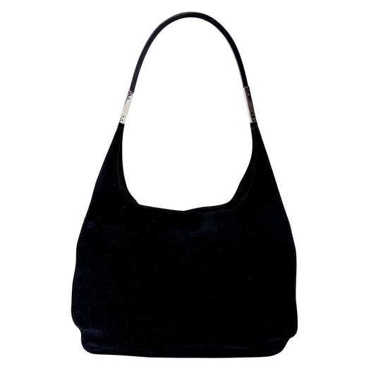 GUCCI Black Suede Shoulder Bag, in , Sold by HIVE PRELOVED - Shoulder Bags, ,