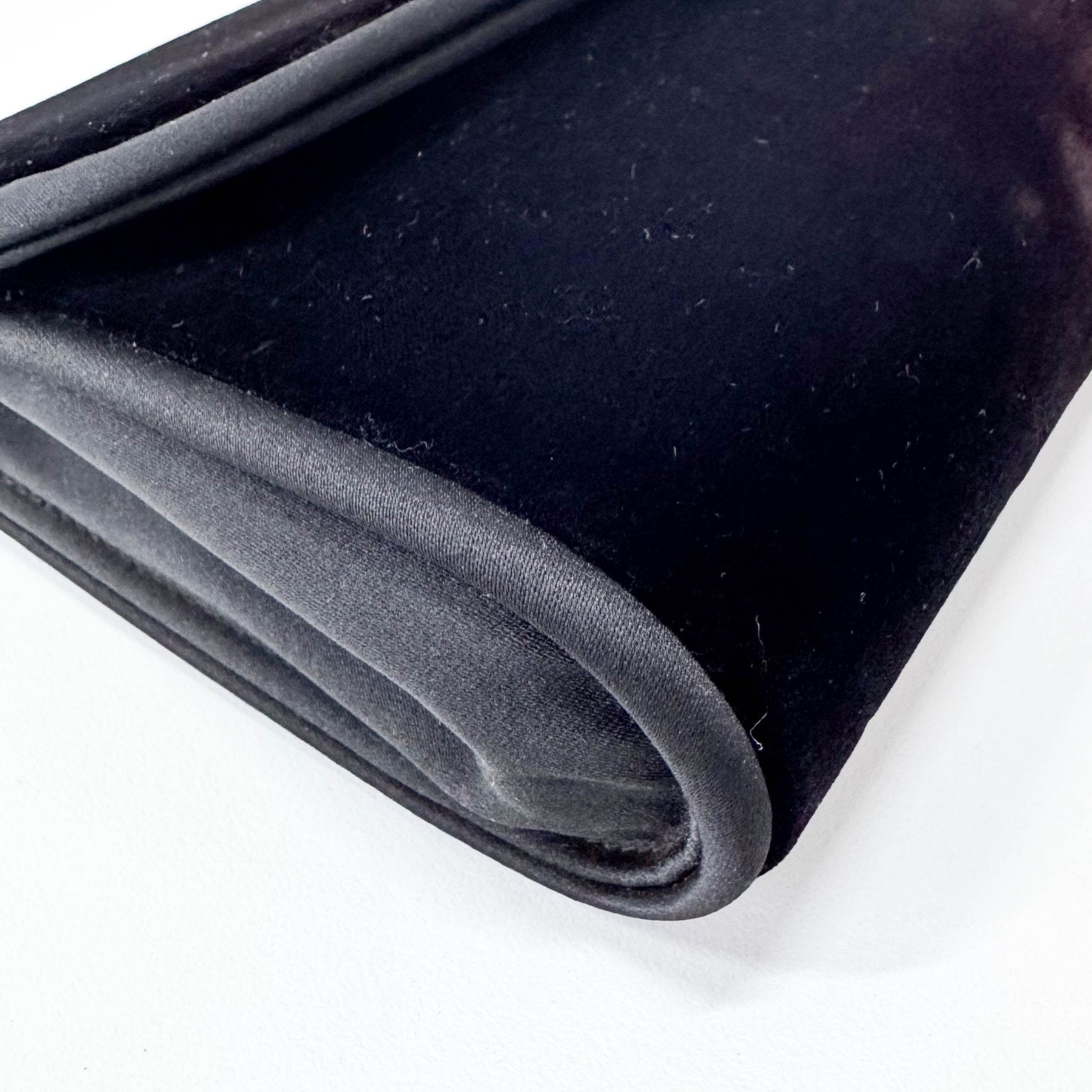 GUCCI Black Velvet GG Clutch, in , Sold by HIVE PRELOVED - Clutch bags, ,