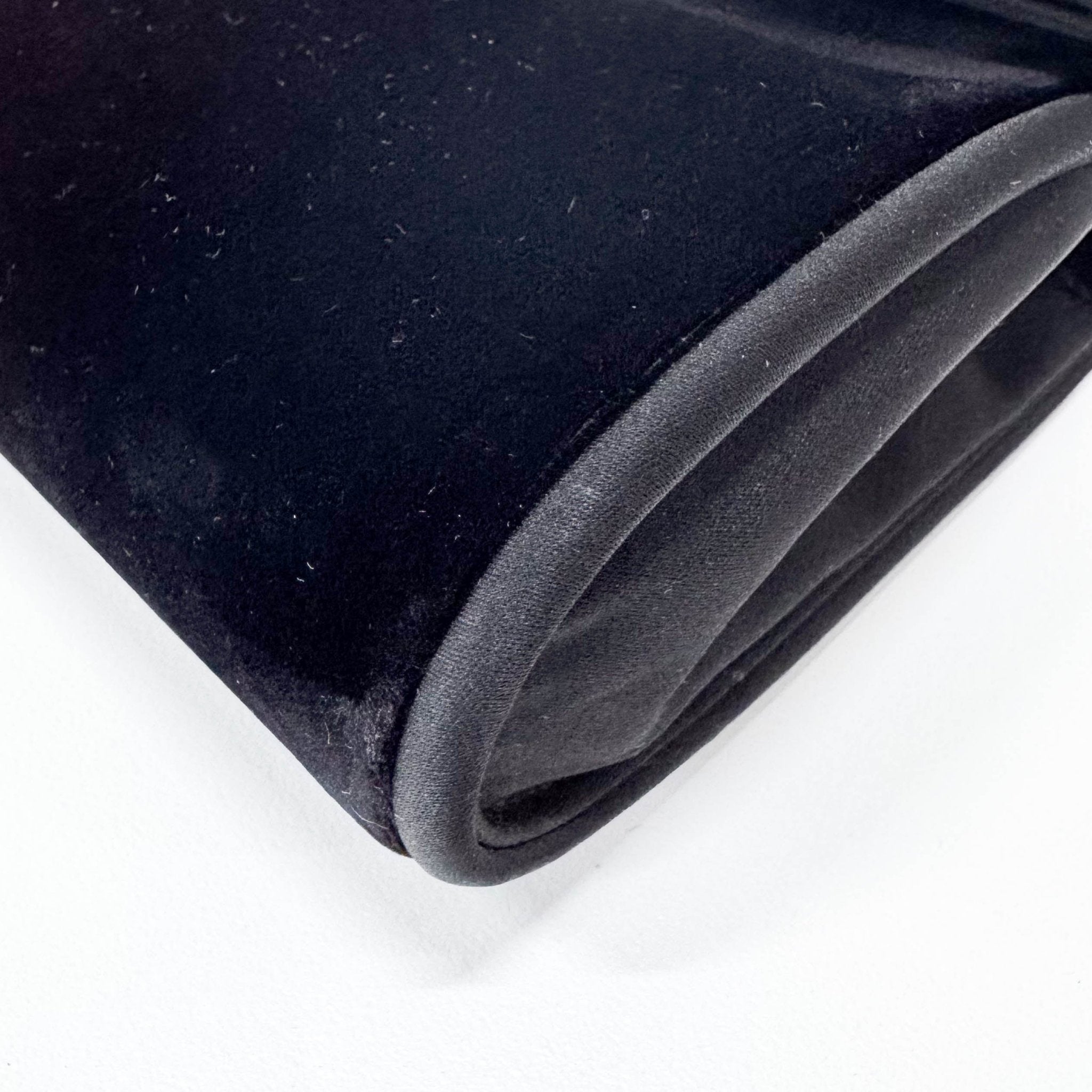 GUCCI Black Velvet GG Clutch, in , Sold by HIVE PRELOVED - Clutch bags, ,