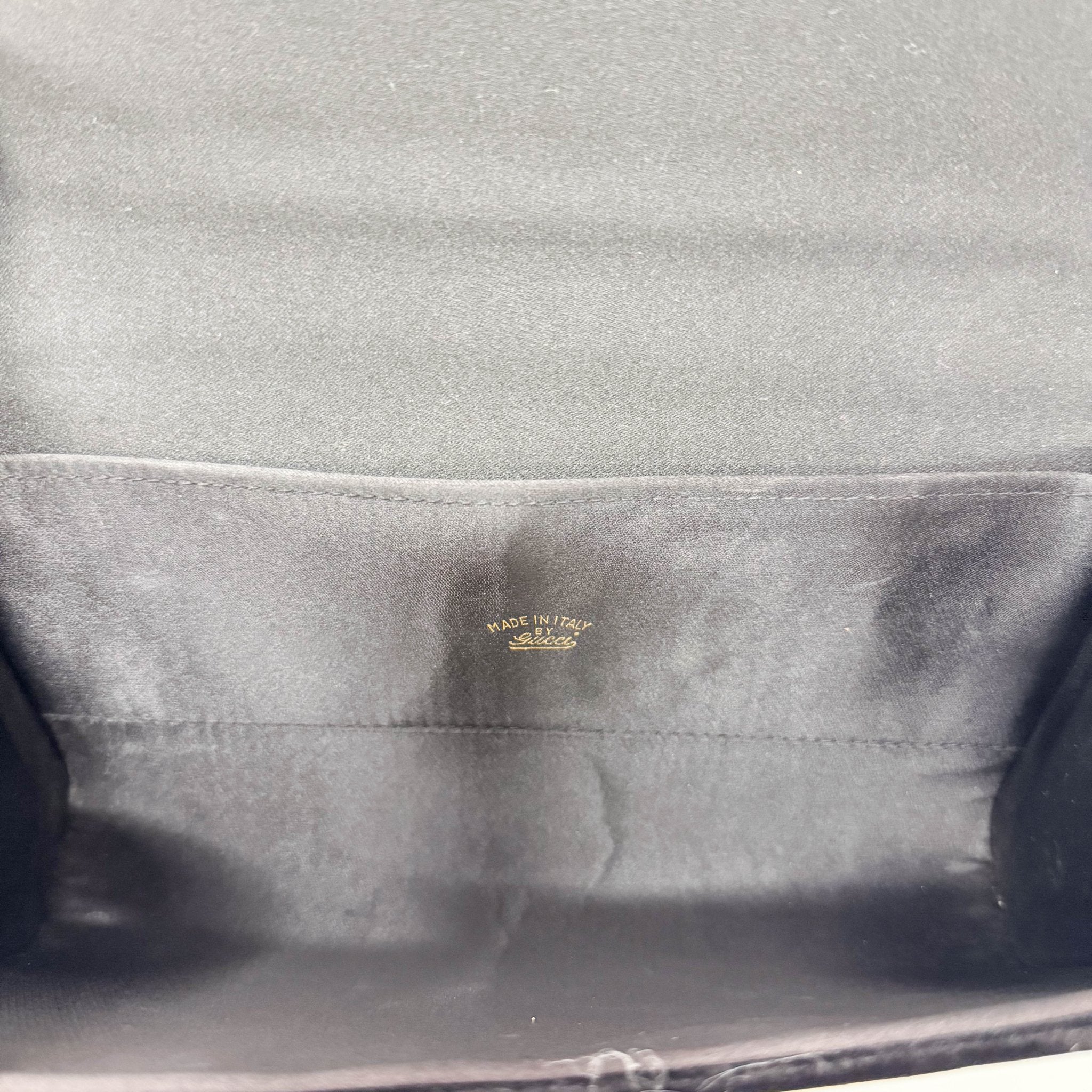 GUCCI Black Velvet GG Clutch, in , Sold by HIVE PRELOVED - Clutch bags, ,