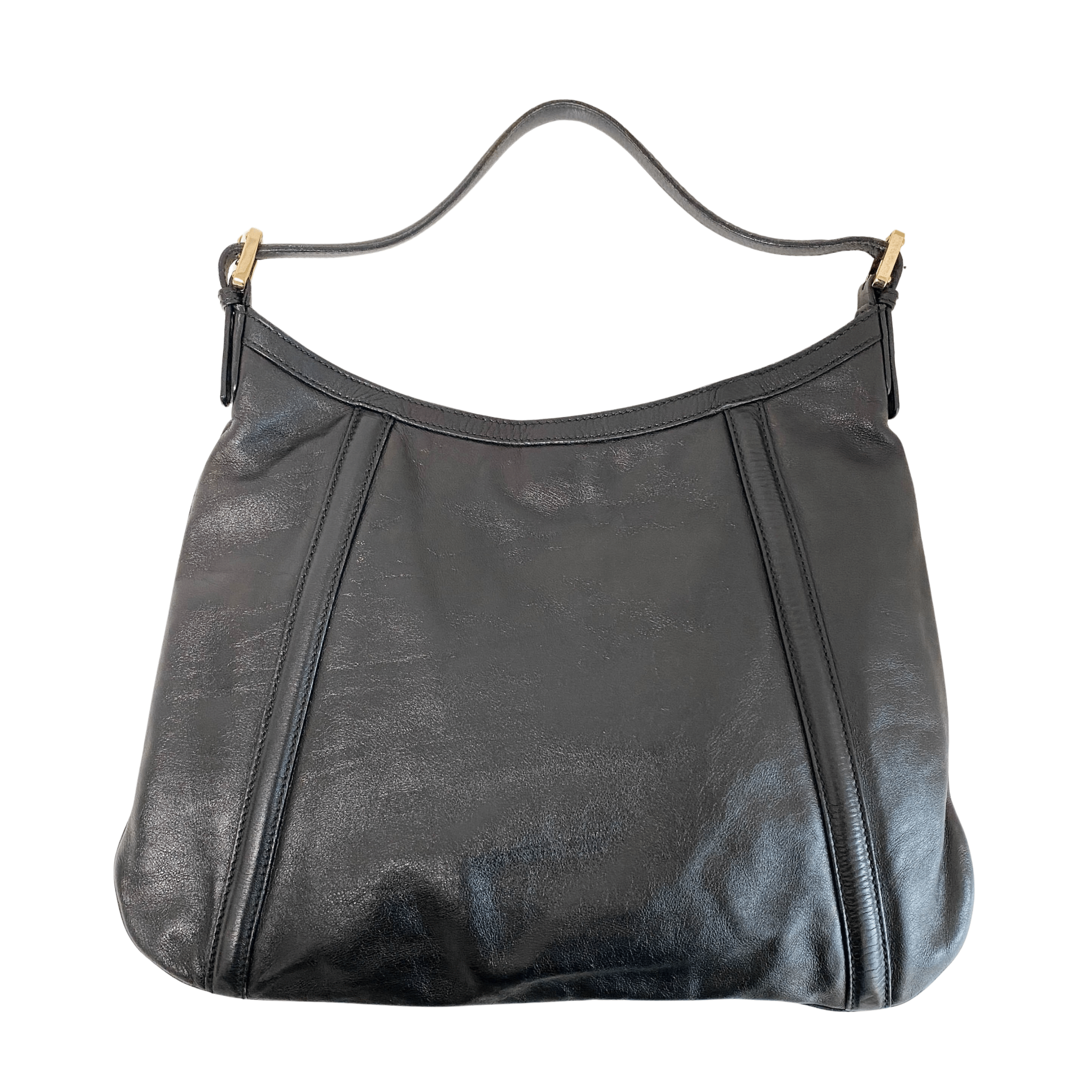 GUCCI Britt Black Interlocking Leather Handbag, in , Sold by HIVE PRELOVED - Shoulder Bags, ,