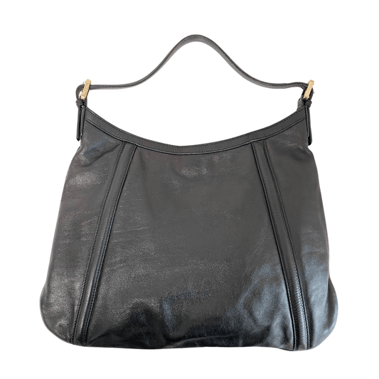 GUCCI Britt Black Interlocking Leather Handbag, in , Sold by HIVE PRELOVED - Shoulder Bags, ,