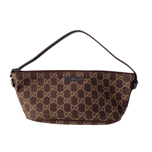 GUCCI Brown GG Canvas Pochette Bag, in , Sold by HIVE PRELOVED - Shoulder Bags, ,