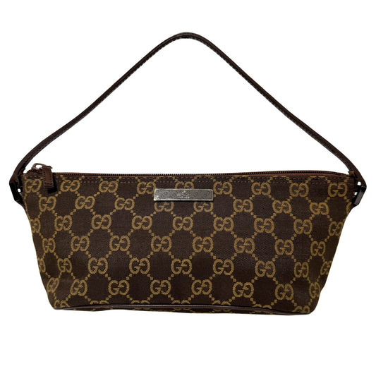GUCCI Brown GG Canvas Pochette Pouch Bag, in , Sold by HIVE PRELOVED - Shoulder Bags, ,