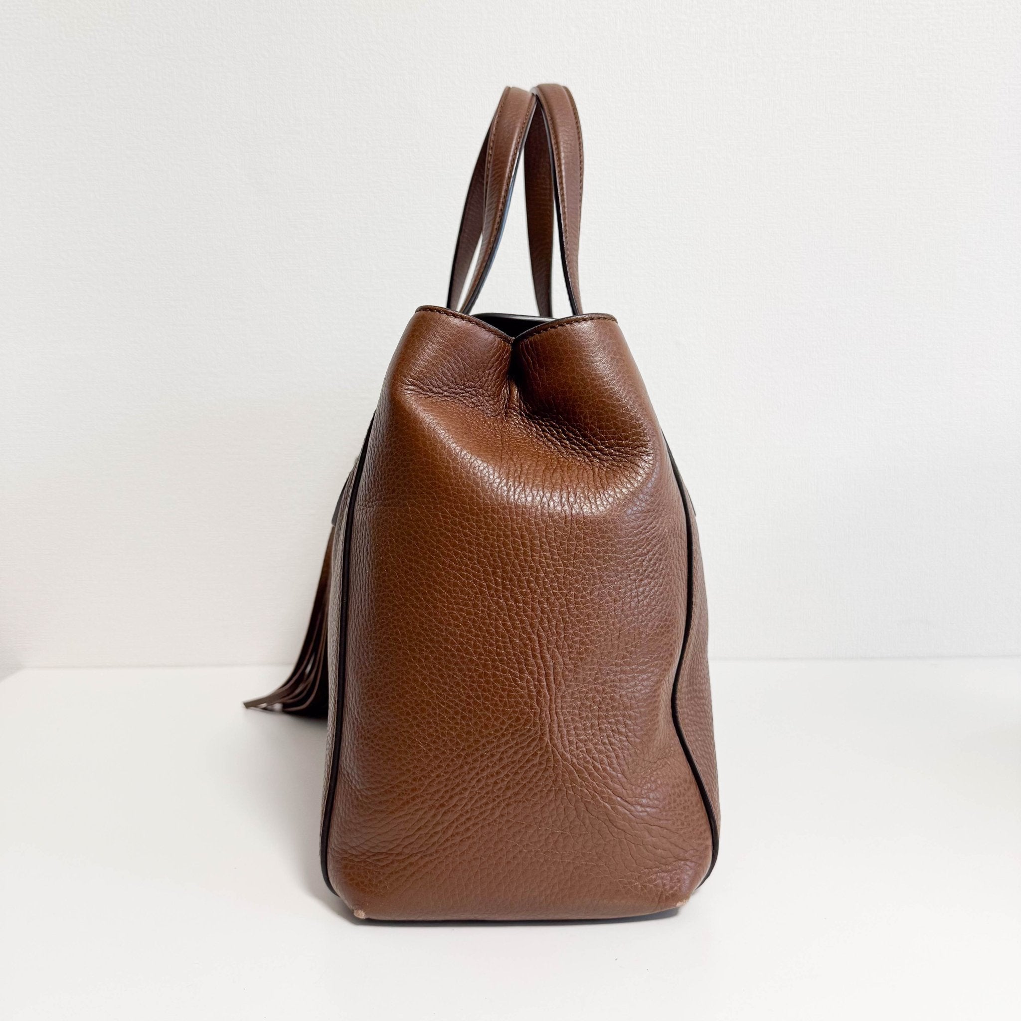 GUCCI Brown Leather Bar Tassel Totes, in , Sold by HIVE PRELOVED - Totes, ,