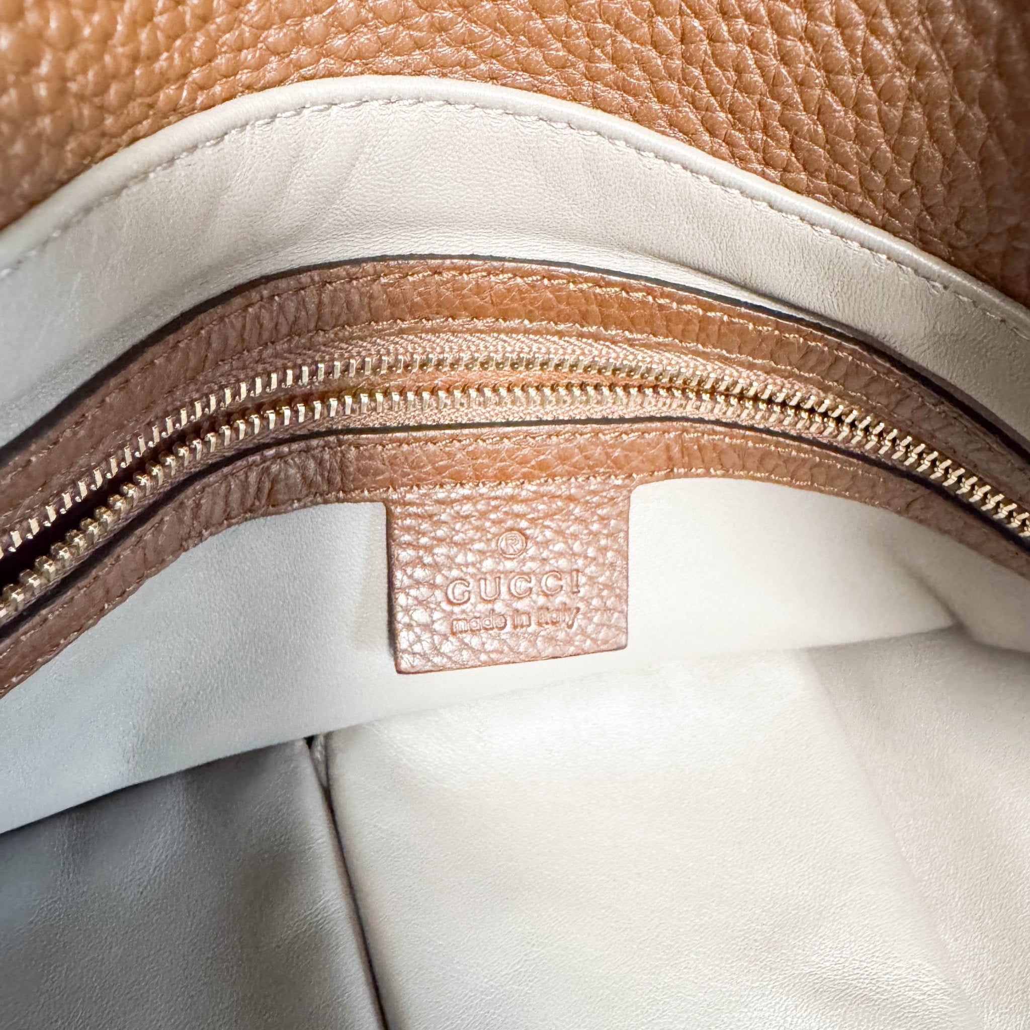 GUCCI Brown Leather Bar Tassel Totes, in , Sold by HIVE PRELOVED - Totes, ,