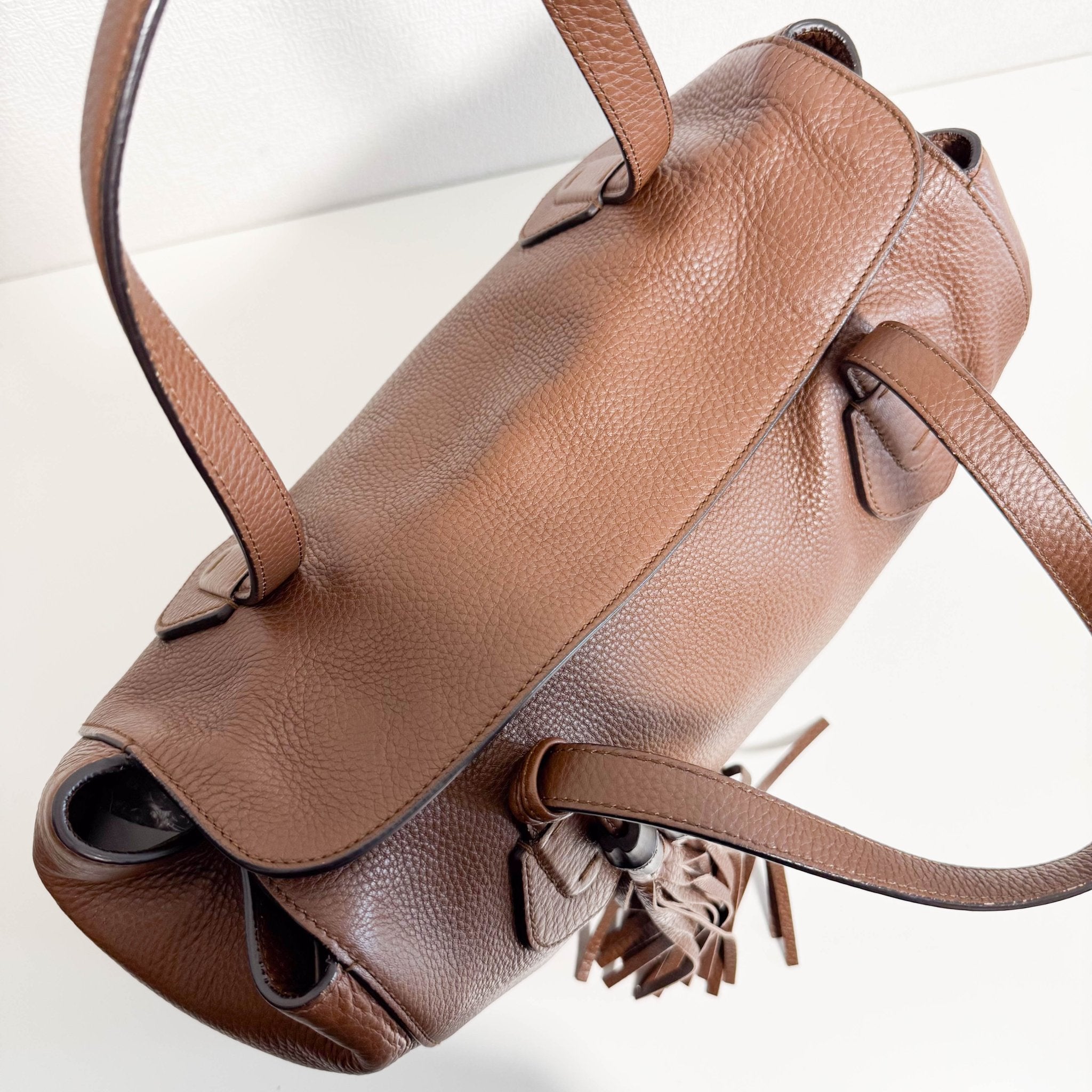 GUCCI Brown Leather Bar Tassel Totes, in , Sold by HIVE PRELOVED - Totes, ,