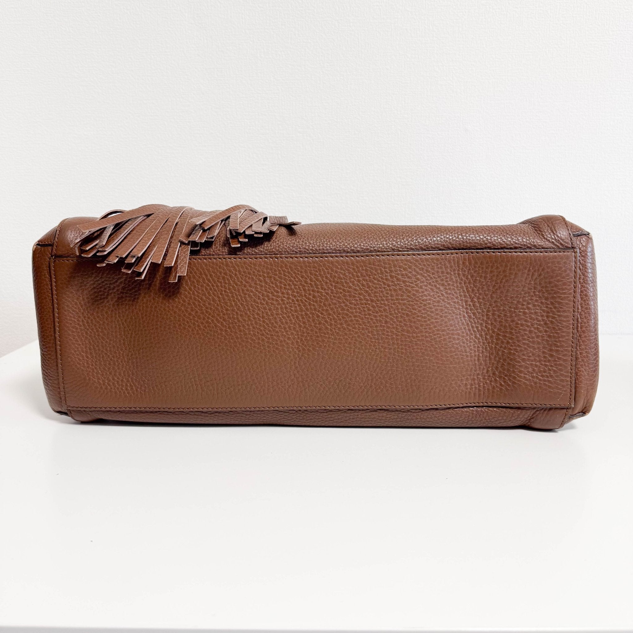 GUCCI Brown Leather Bar Tassel Totes, in , Sold by HIVE PRELOVED - Totes, ,