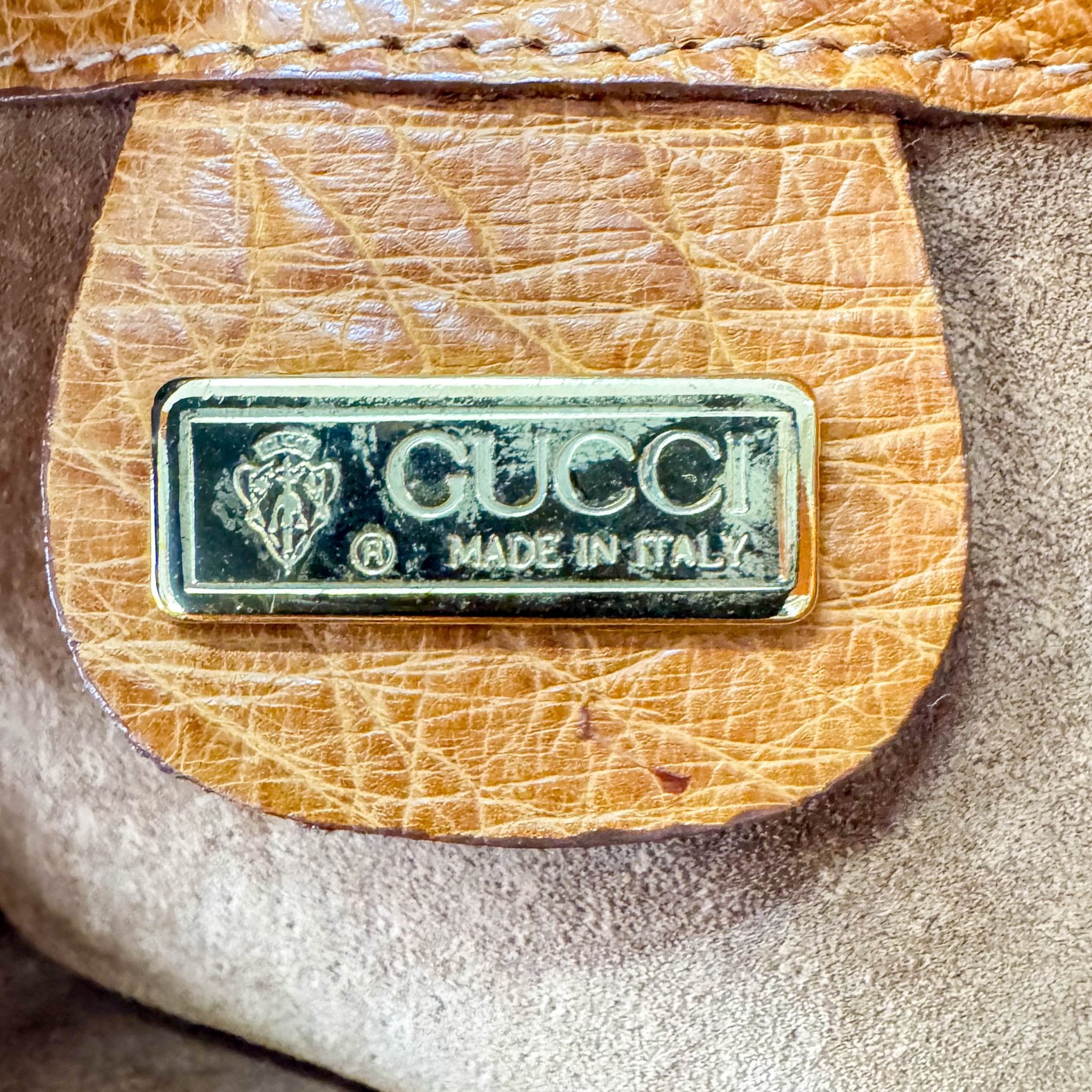 GUCCI Brown Leather Old Turn Lock Black / 30 Handbag, in , Sold by HIVE PRELOVED - Handle Bags, ,