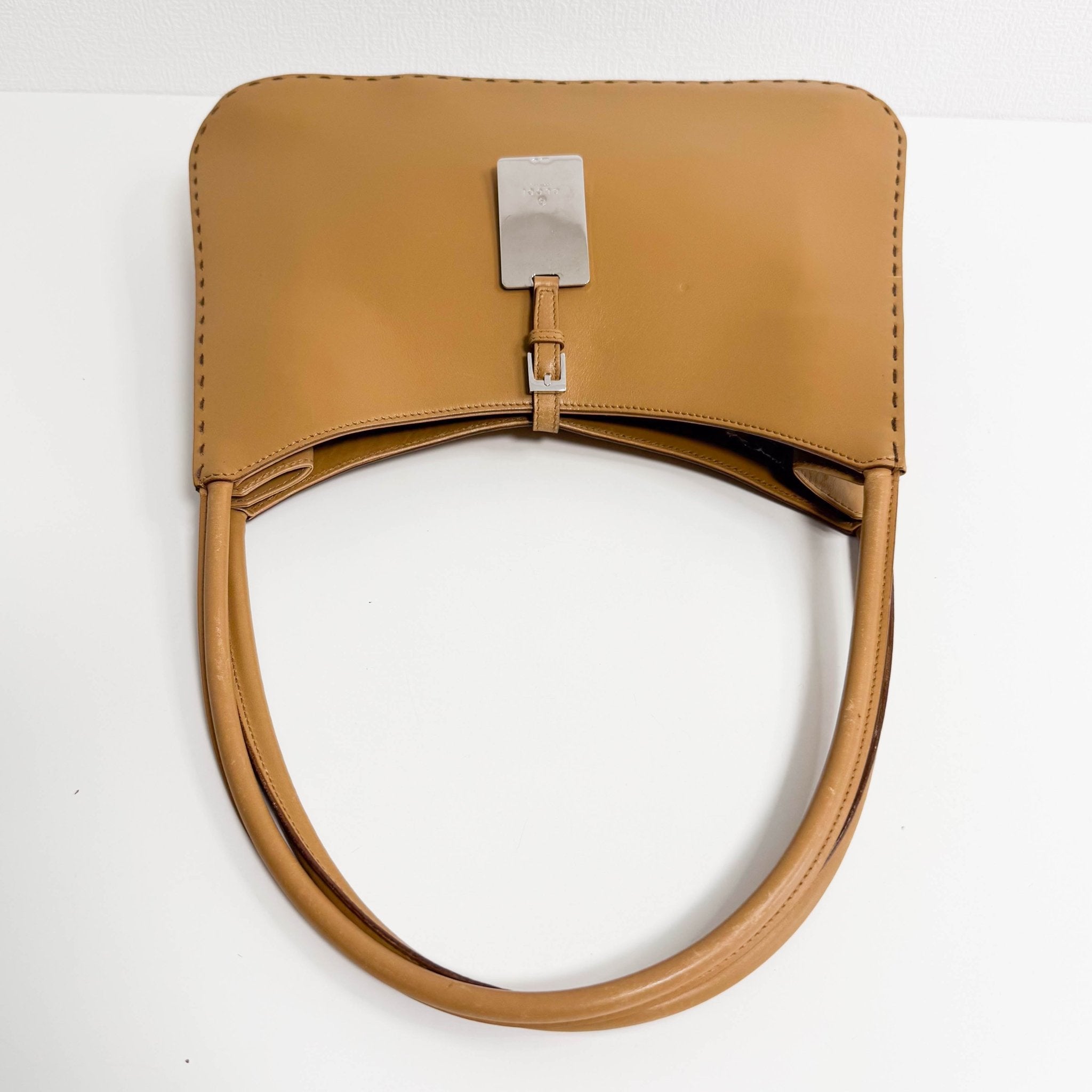GUCCI Brown Leather Shoulder Bag, in , Sold by HIVE PRELOVED - Shoulder Bags, ,