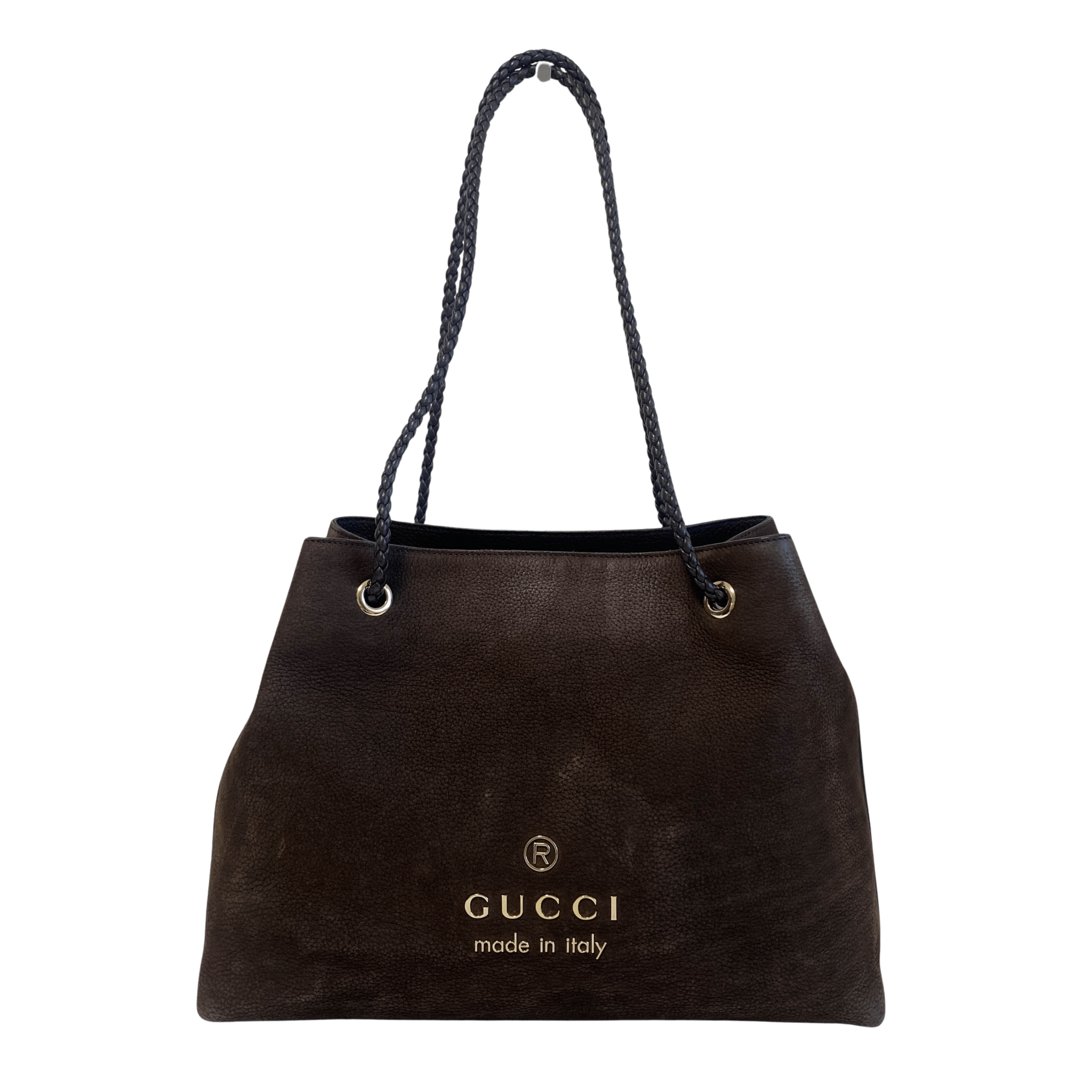 GUCCI Brown Nubuck Leather SHoulder Bag, in , Sold by HIVE PRELOVED - Shoulder Bags, ,