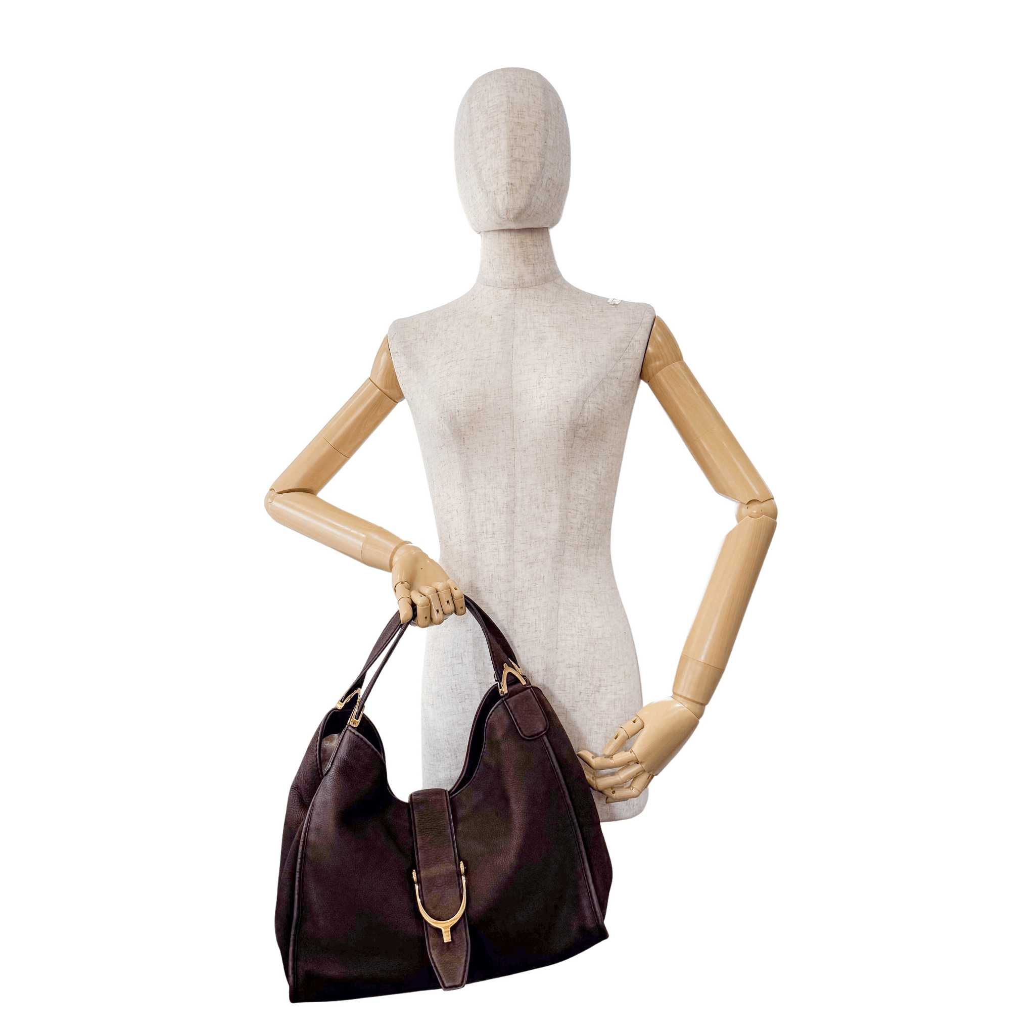 GUCCI Brown Nubuck Leather Shoulder Bag, in , Sold by HIVE PRELOVED - Shoulder Bags, ,